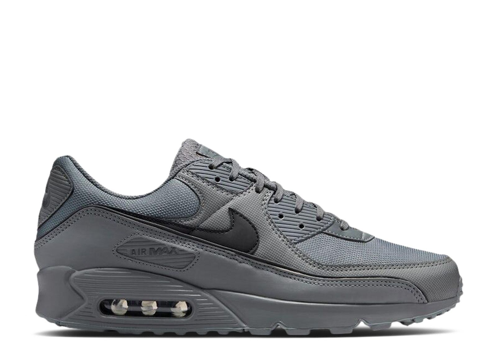 Air Max 90 Premium 'Smoke Grey Black' - Nike - HV4517 003 - smoke