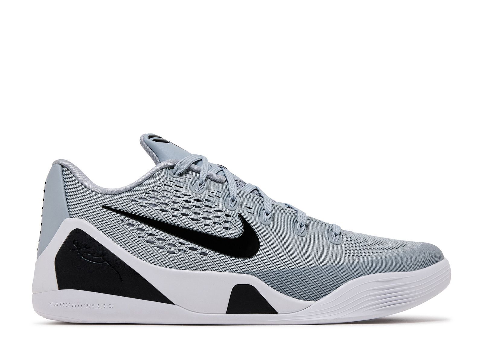 Nike Kobe 9 EM Low Wolf Grey Black Basketball Shoes IH5095-001 Mens Size 15 Kobe 9 Low EM Big Kids main image 3