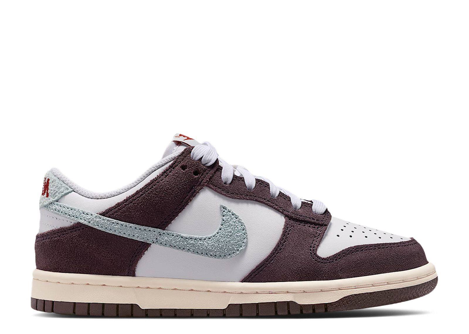 Nike Dunk Low SE GS 'White Burgundy'