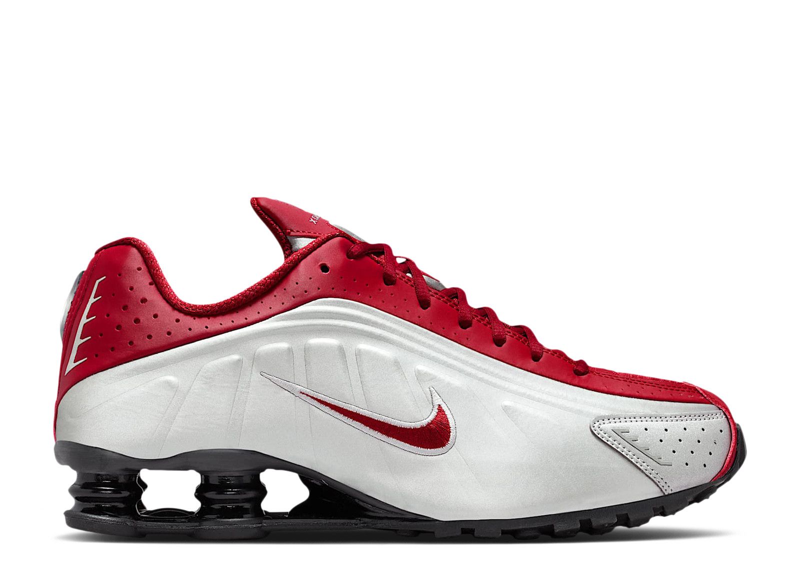 Nike Shox R4 'Metallic Silver Black Team Crimson'