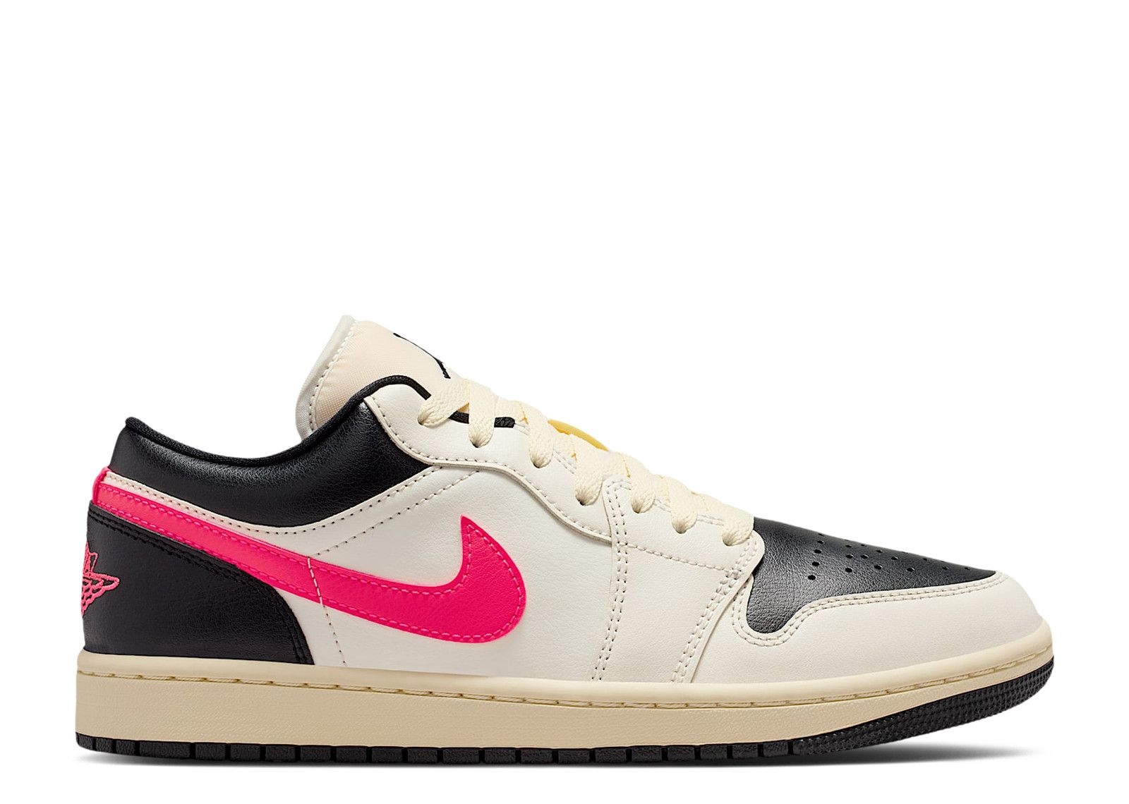 Wmns Jordan 1 Low 'Pale Ivory Black Muslin'