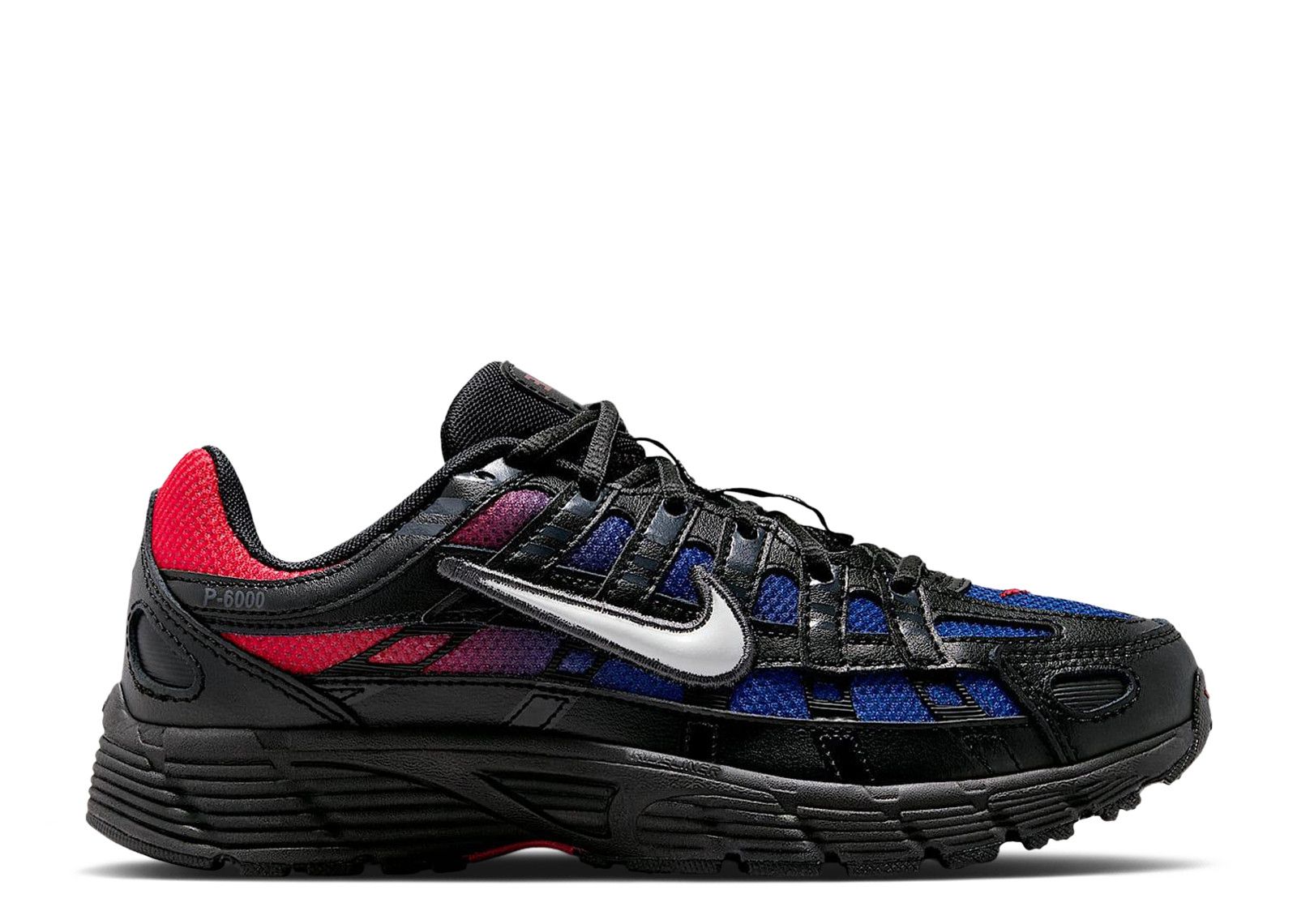 Nike P-6000 GS 'Black Bright Crimson'