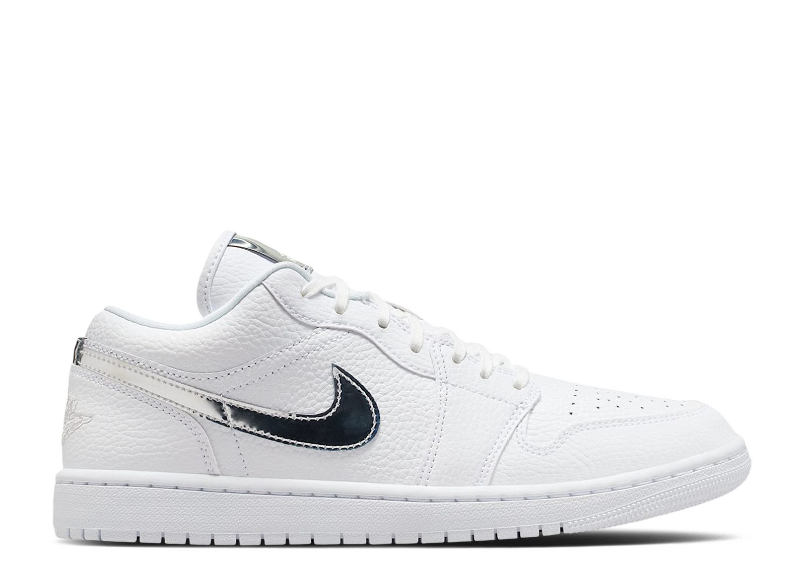 Jordan Wmns 1 Low SE 'White Metallic Silver' - Air Jordan - IQ9381