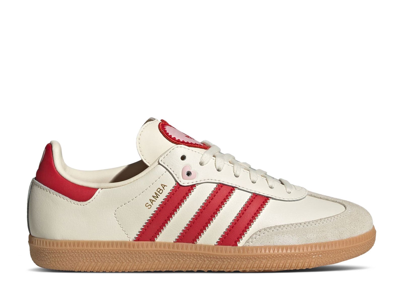 Samba OG J 'Cream White Better Scarlet Gum' - Adidas - KI6679