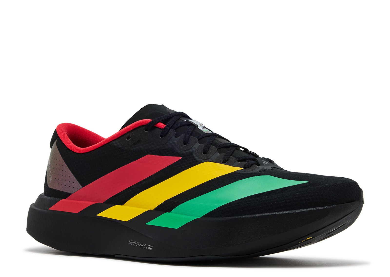 Adidas Adizero Evo SL x Bob Marley \'Black Red Yellow\' KJ6160 Running Multi Size Shoes - Jamaica 26 x Bob Marley Adizero EVO SL Shoes - Black  main image 3