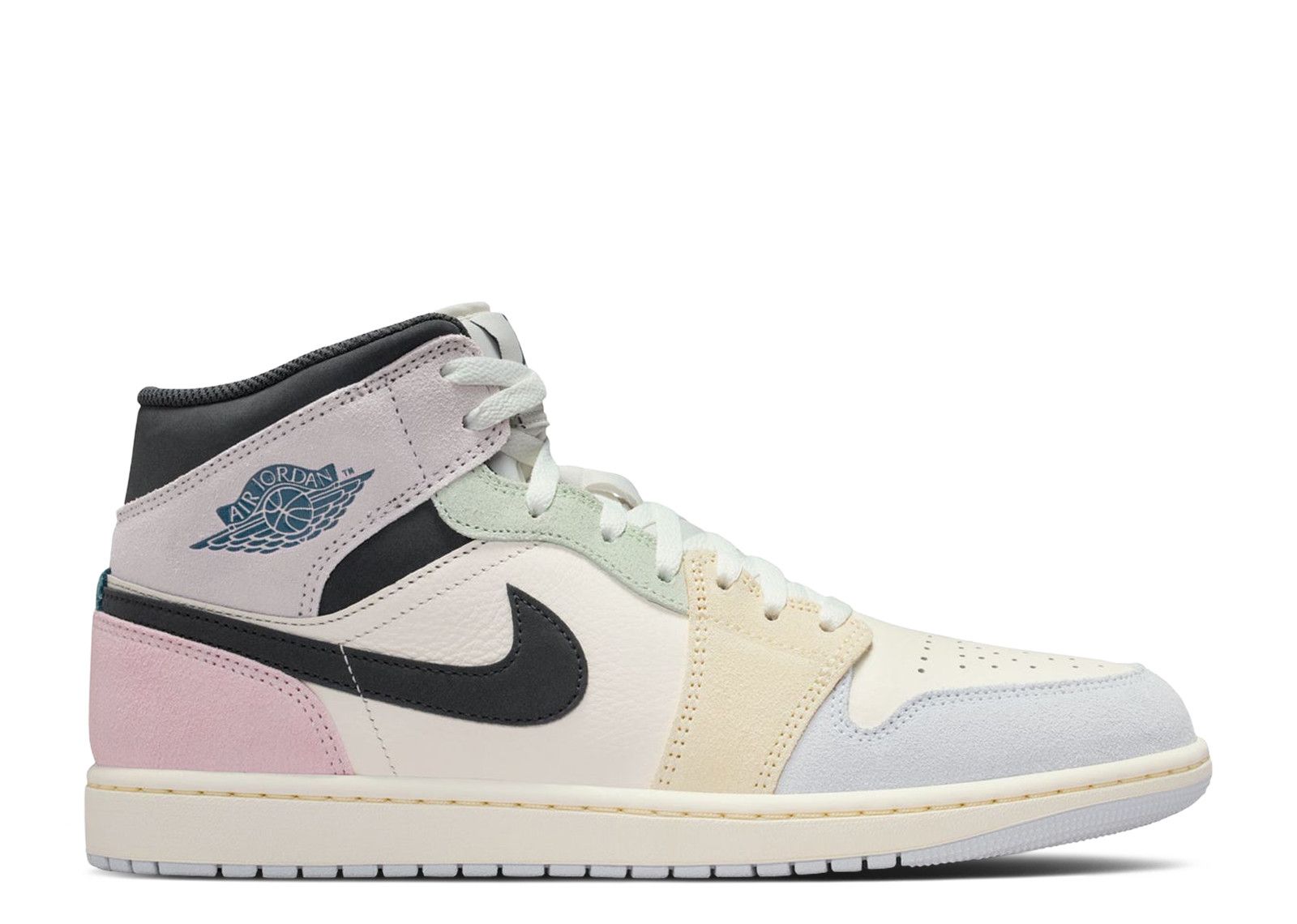 Jordan 1 Mid 'Sail Iced Jade' - Air Jordan - IB7110 100 - sail