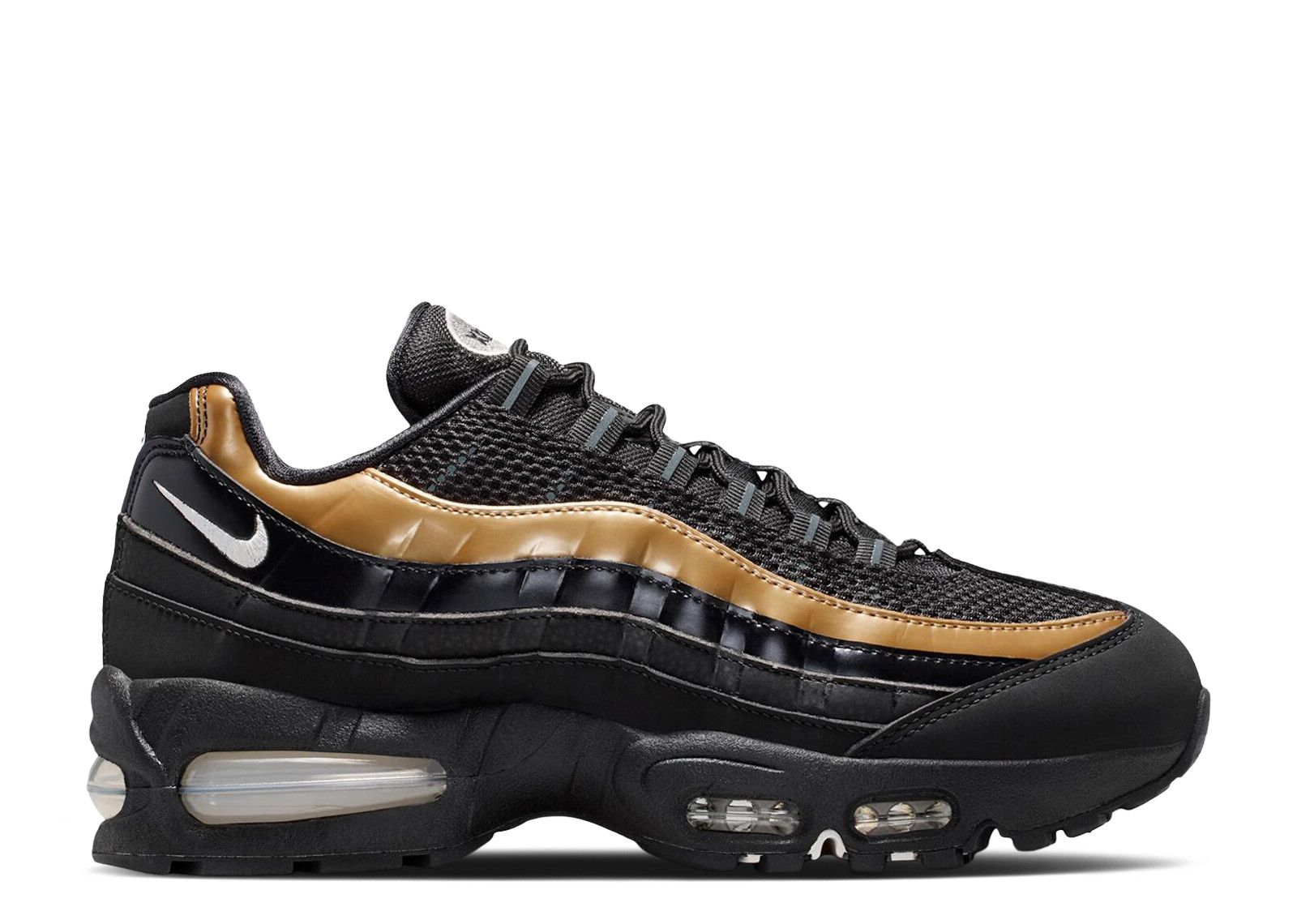 Wmns Air Max 95 SE 'Big Bubble Black Metallic Gold' - Nike