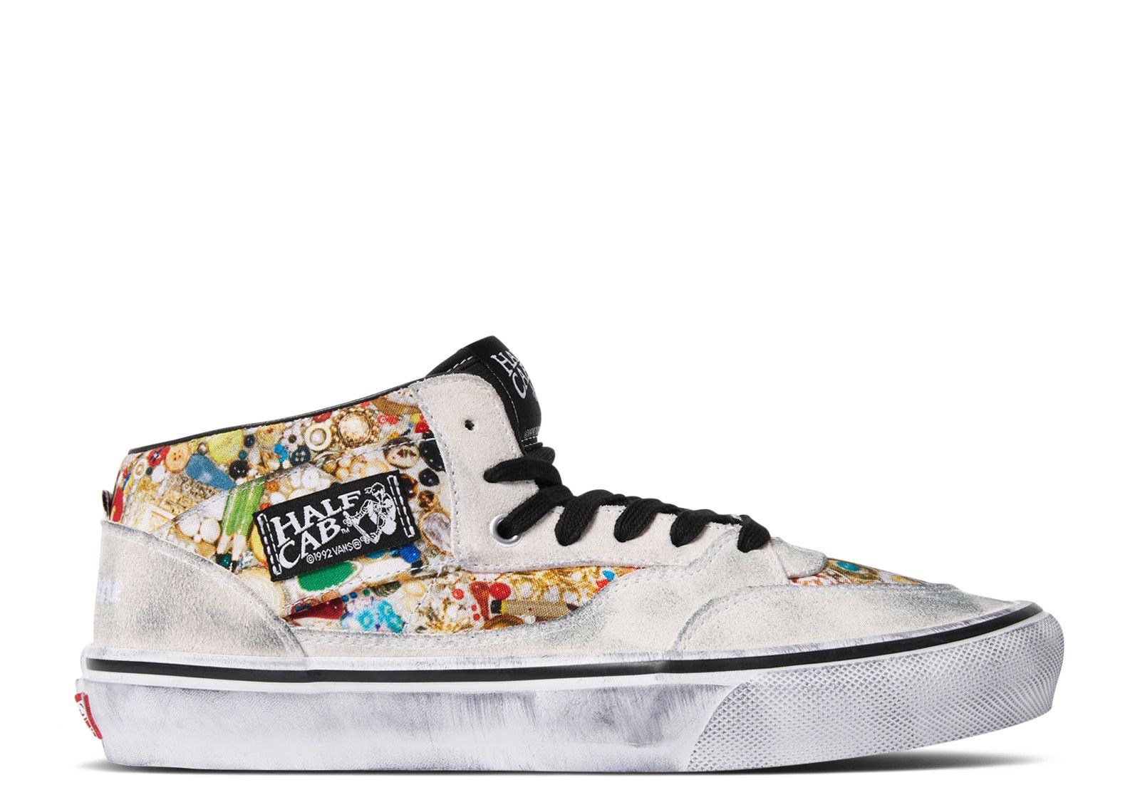 Supreme X Mike Kelley X Half Cab 'White' - Vans - VN00112HNTR