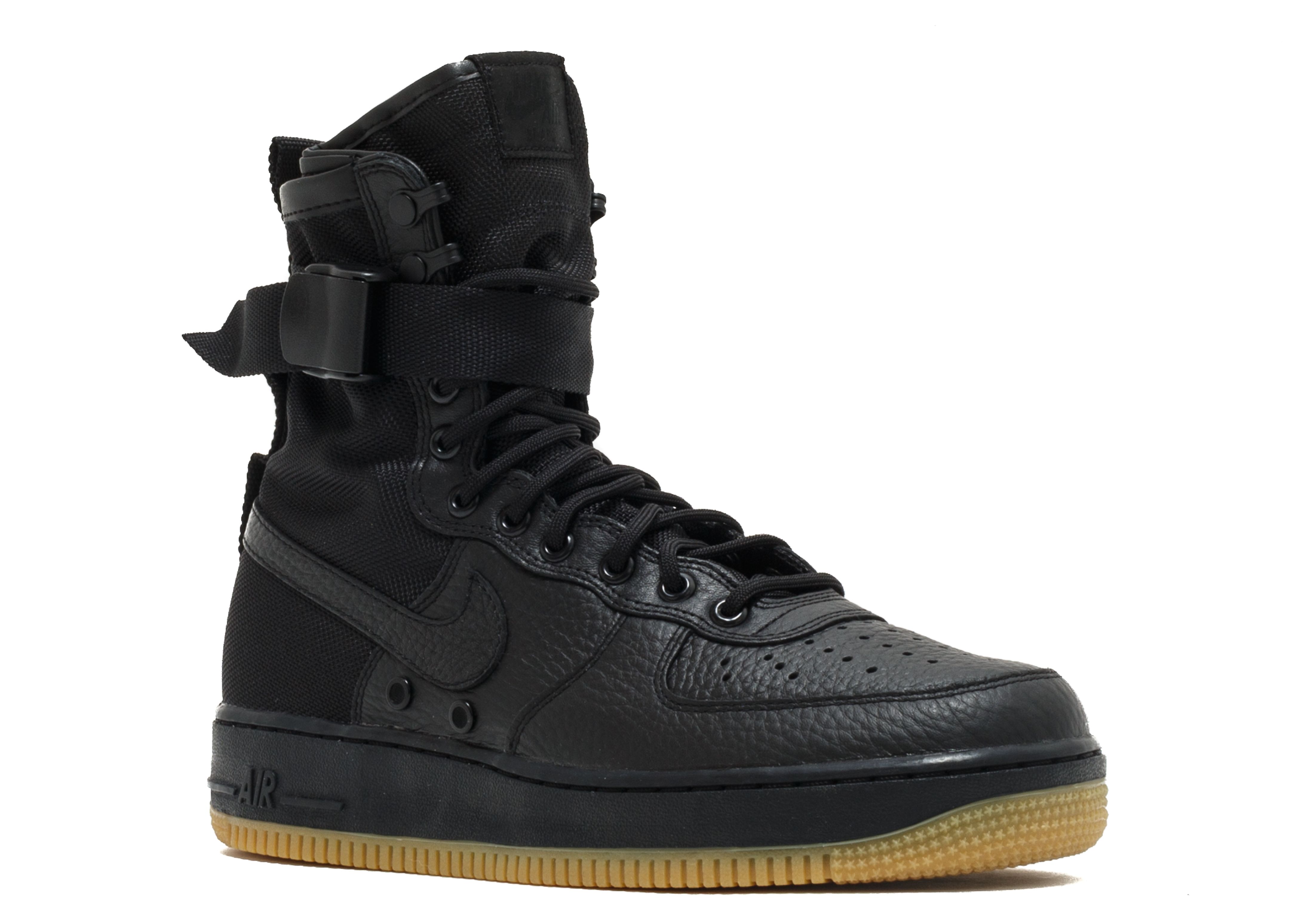 SF Air Force 1 'Black Gum' - Nike - 864024 001 - black/black-gum light  brown | Flight Club