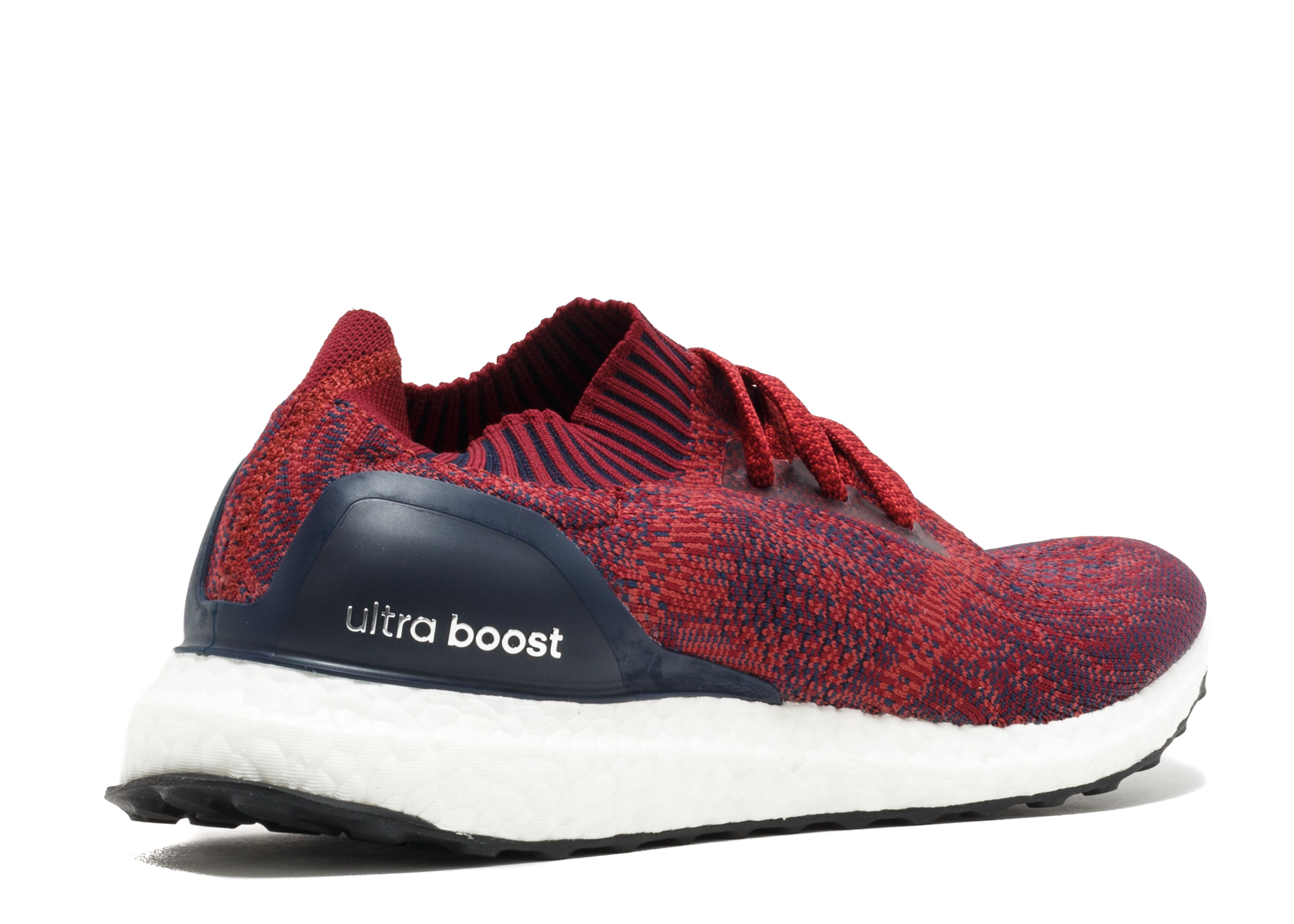 ultra boost uncaged red burgundy navy