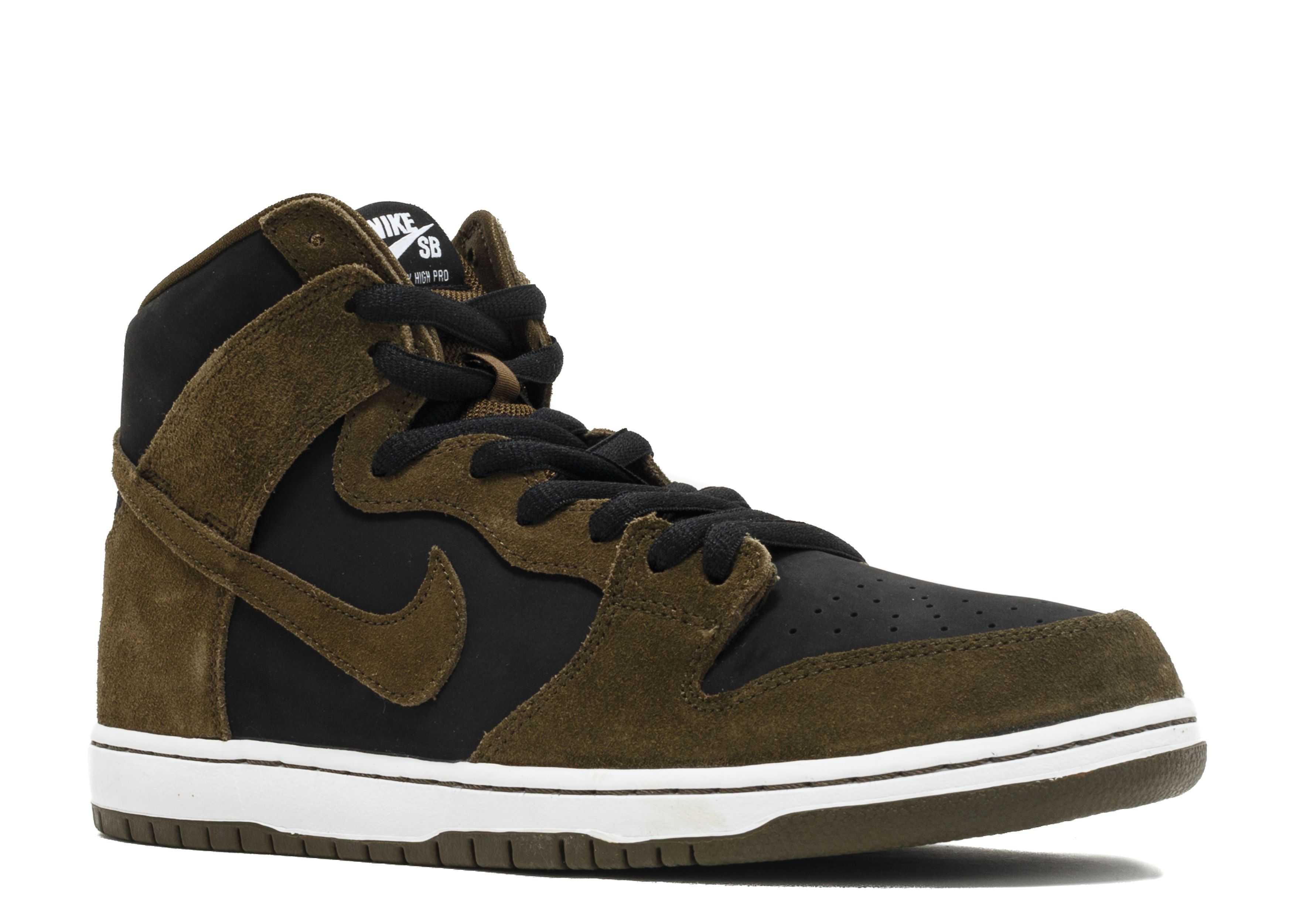 Nike SB Dunk High 2016 Dark Loden Olive Green Black 854851-330 Size‎ 14 OG Nike SB Dunk High 2016 Dark Loden Olive Green Black 854851  main image 4