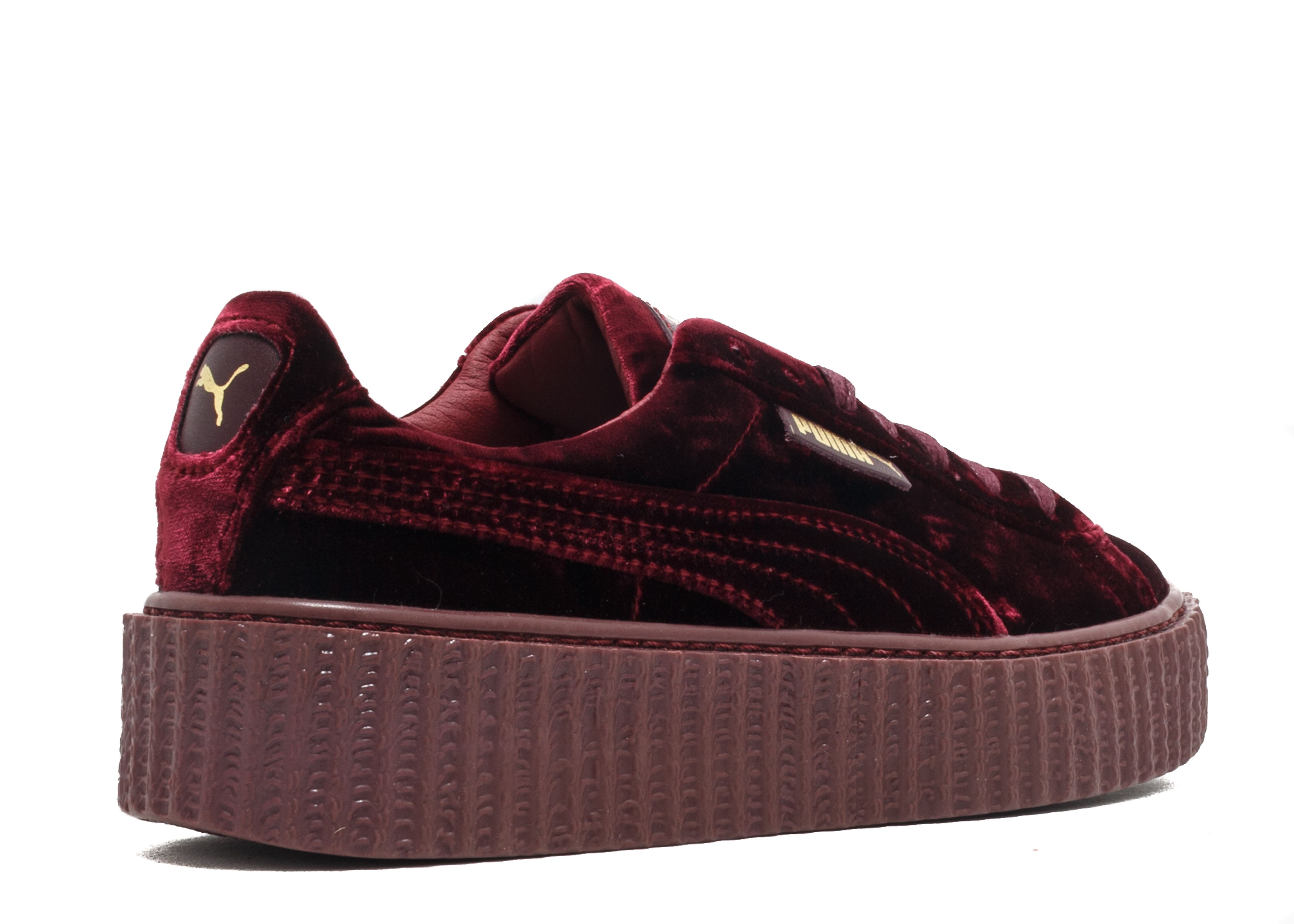 Puma by cheap rihanna creeper burgundy