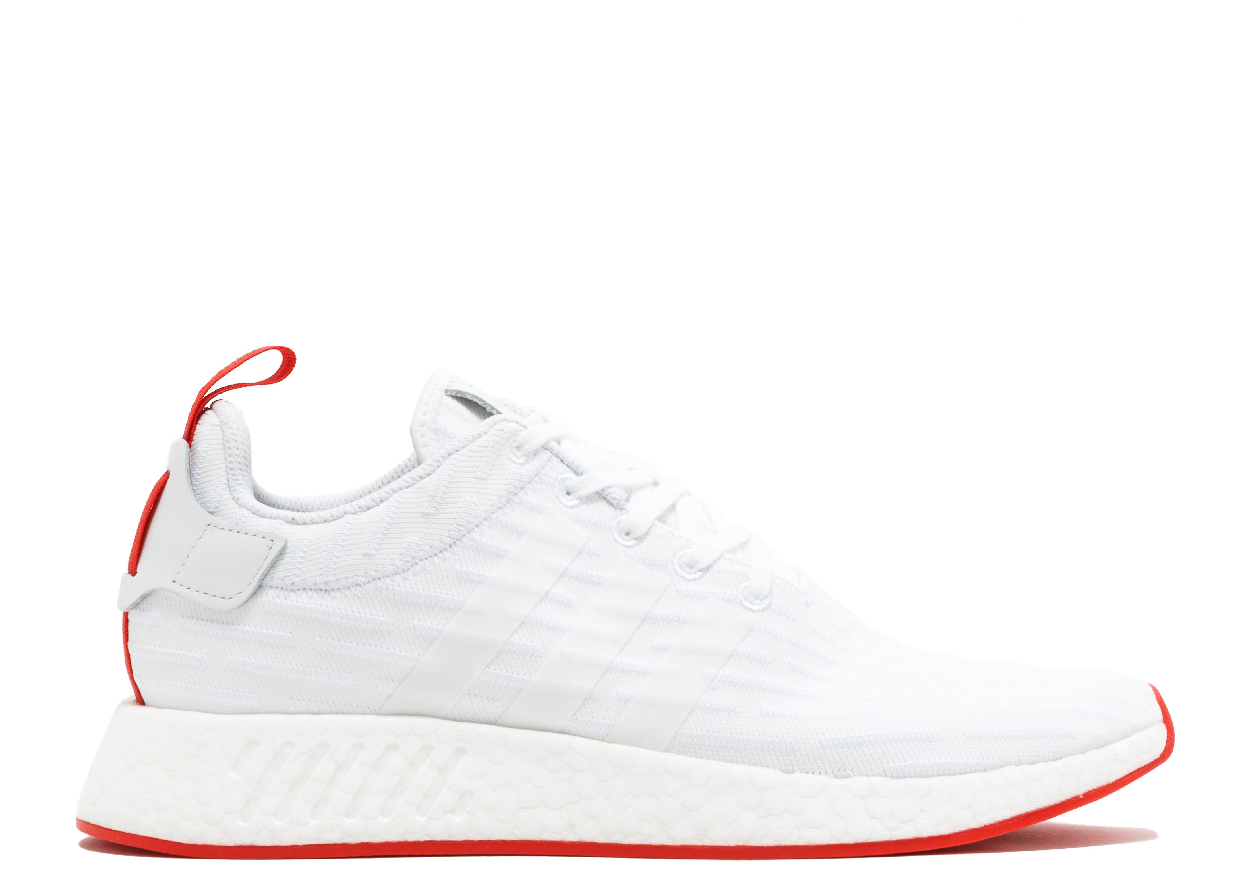 NMD_R2 Primeknit 'Running White' - Adidas - - white/red | Flight