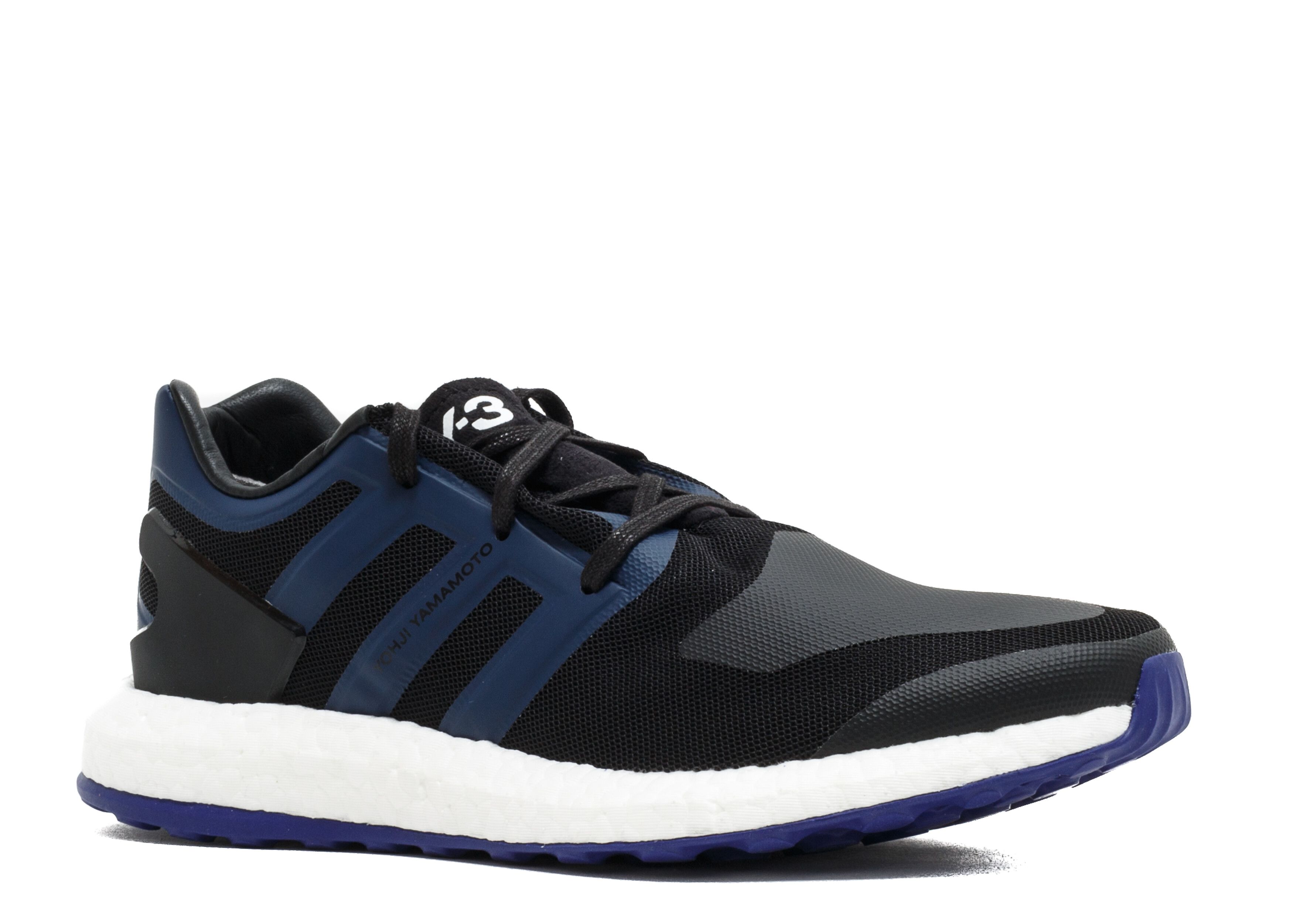 Adidas Y-3 PureBoost Yohji Yamamoto Sneakers 10.5 Empire Blue Black Low Top Adidas Y-3 PureBoost Empire Blue for sale | eBay main image 2