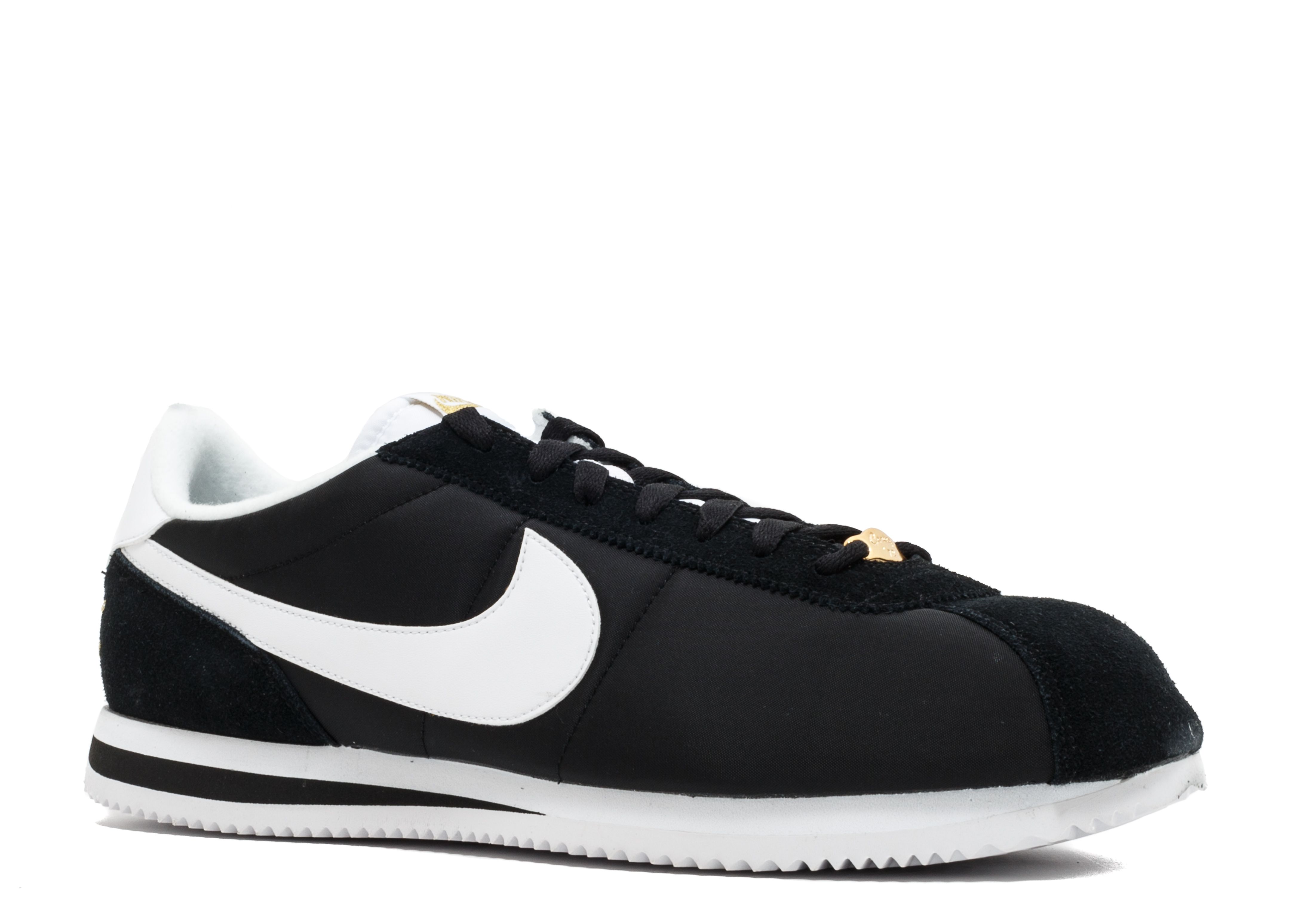 nike cortez mens black and gold