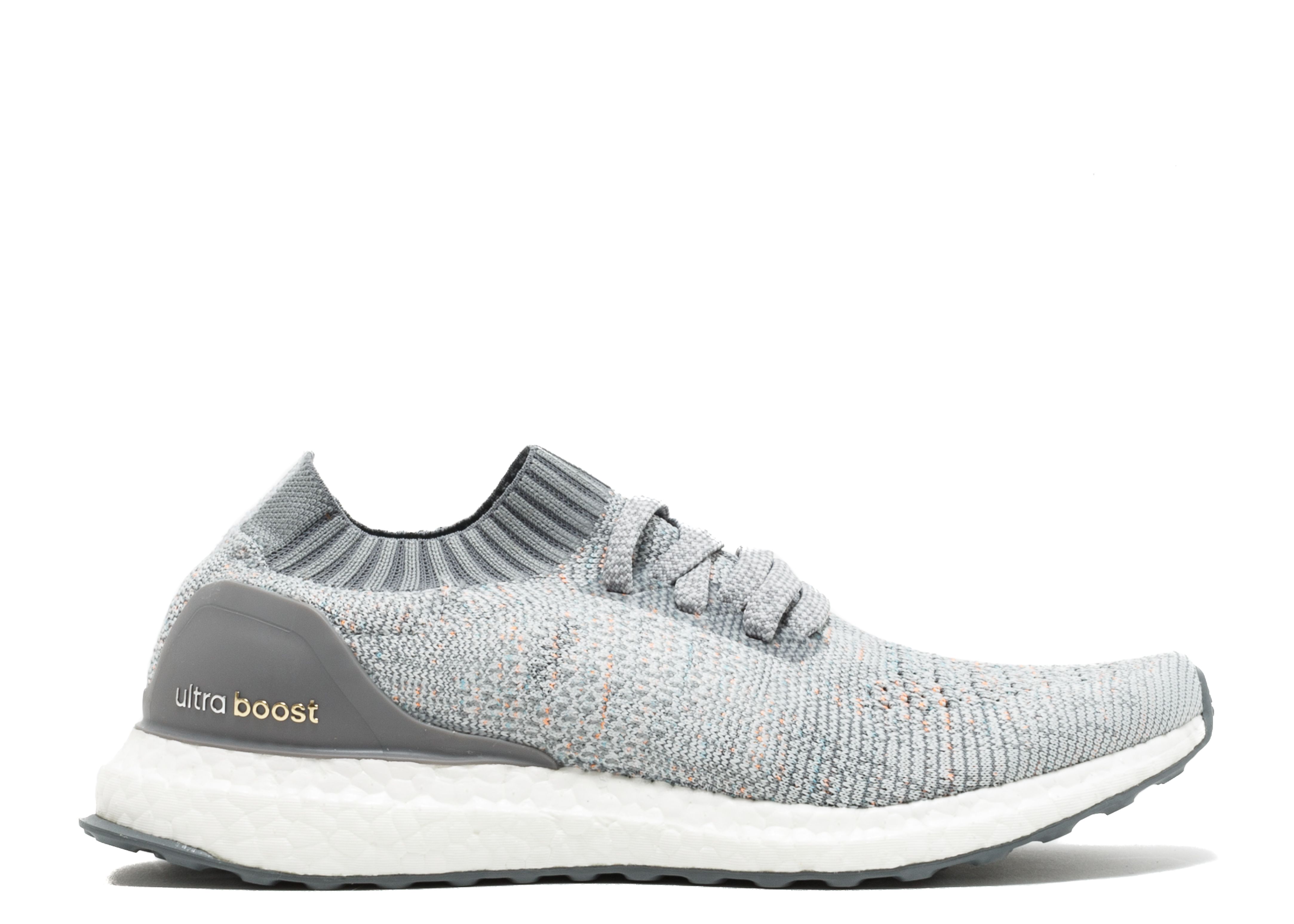 ultra boost uncaged in white/clear grey