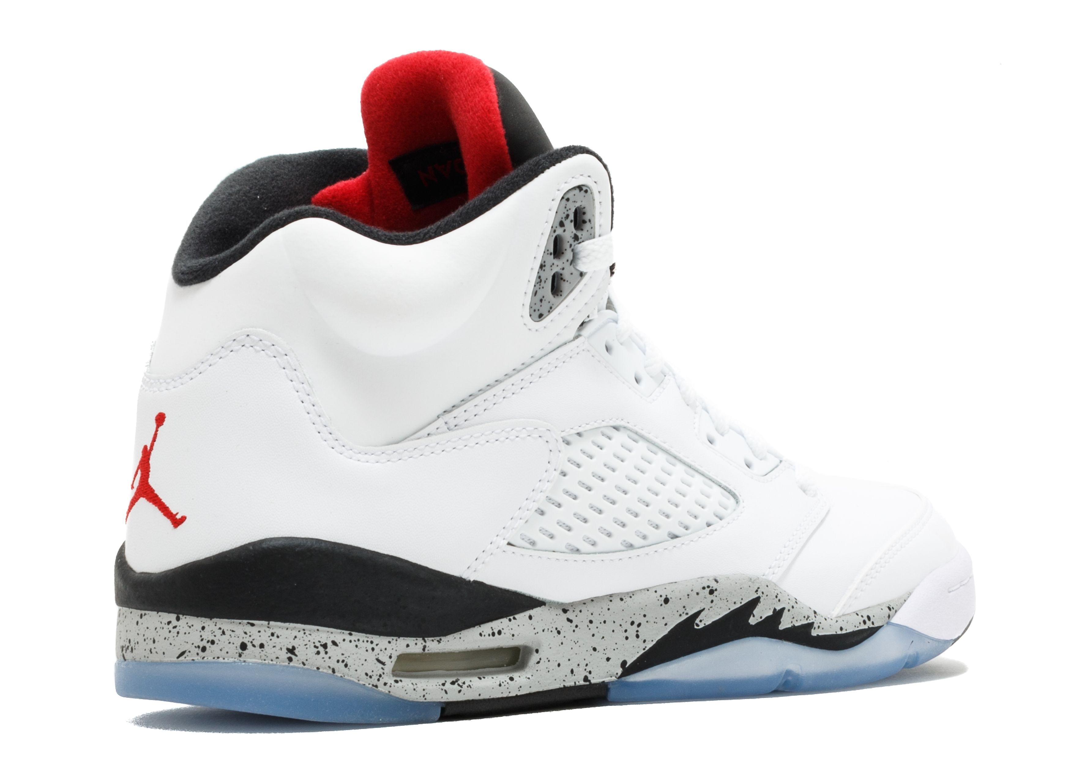 Size 10 - Air Jordan 5 Retro White Cement Size 10.5 - Jordan 5 Retro White Cement 2017 New with full  main image 3
