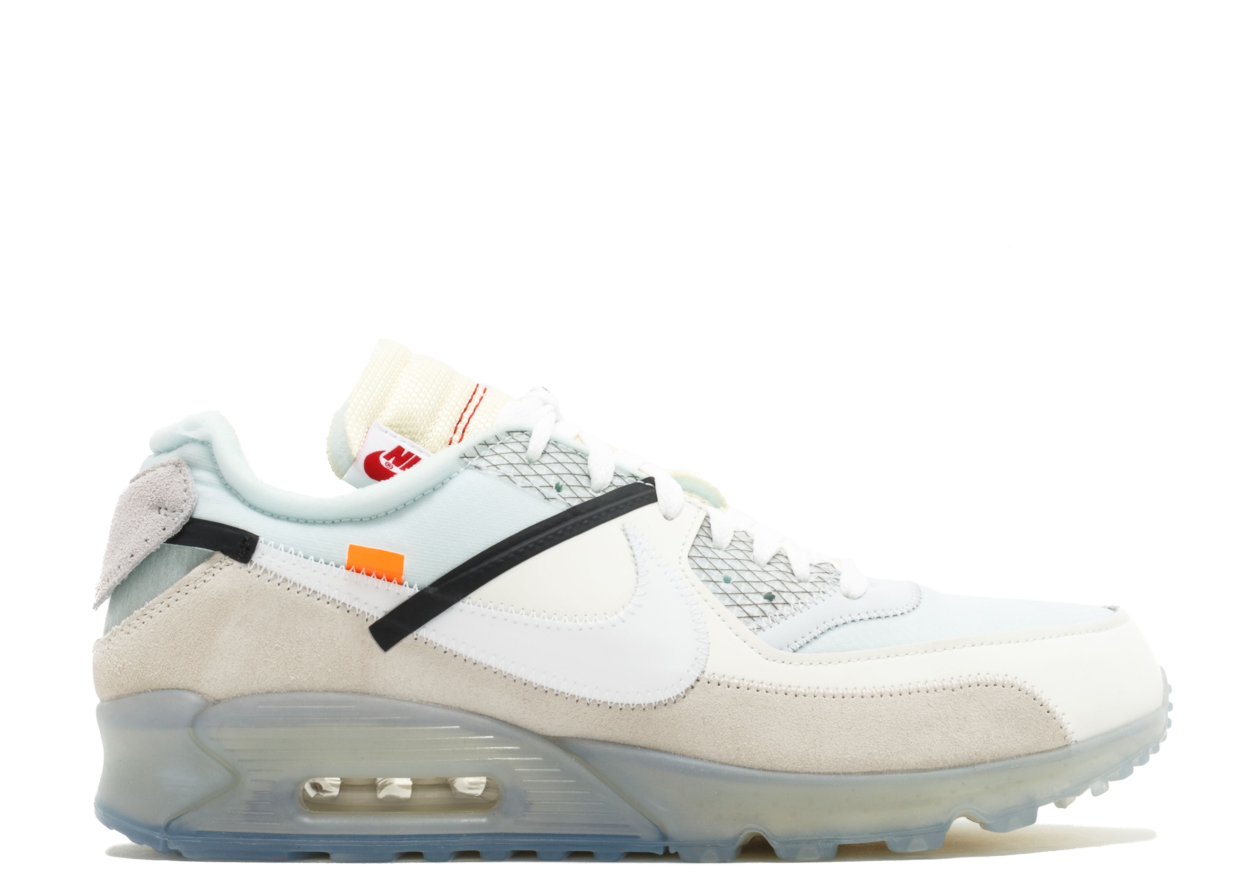 Off White X Air Max 90 'The Ten' - Nike - AA7293 100 - sail/white