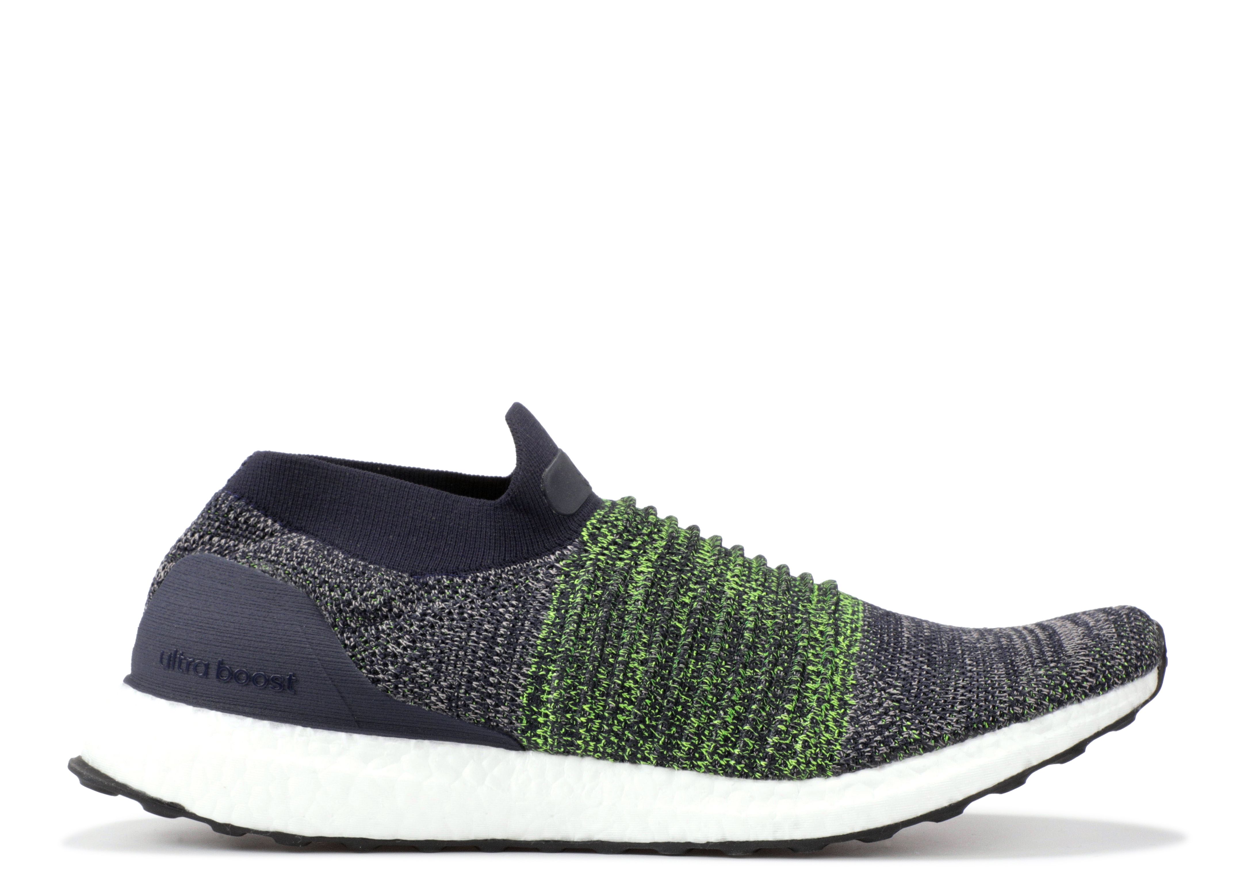ultra boost laceless green