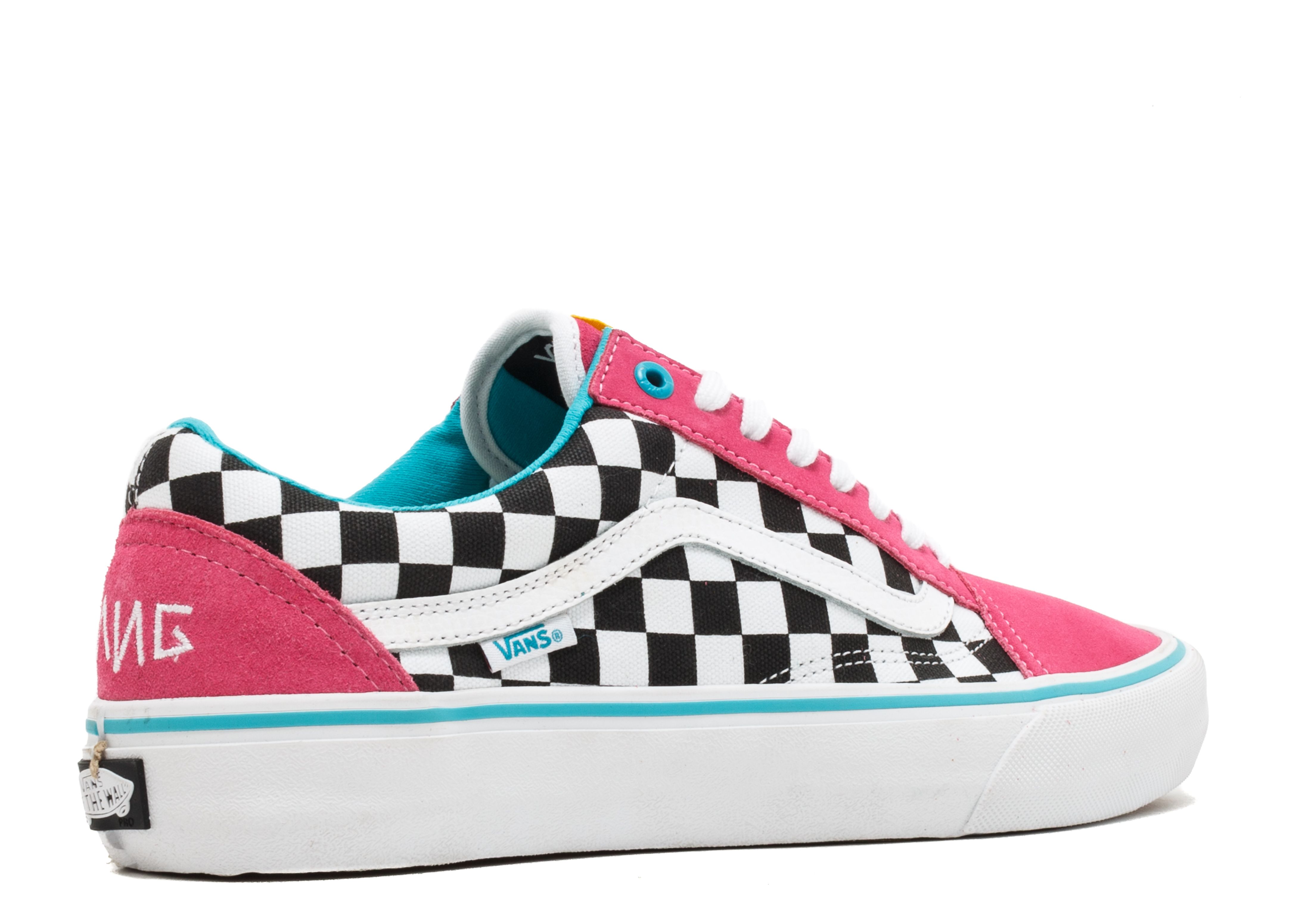 Vans old skool pro s golf wang 2024 blue pink