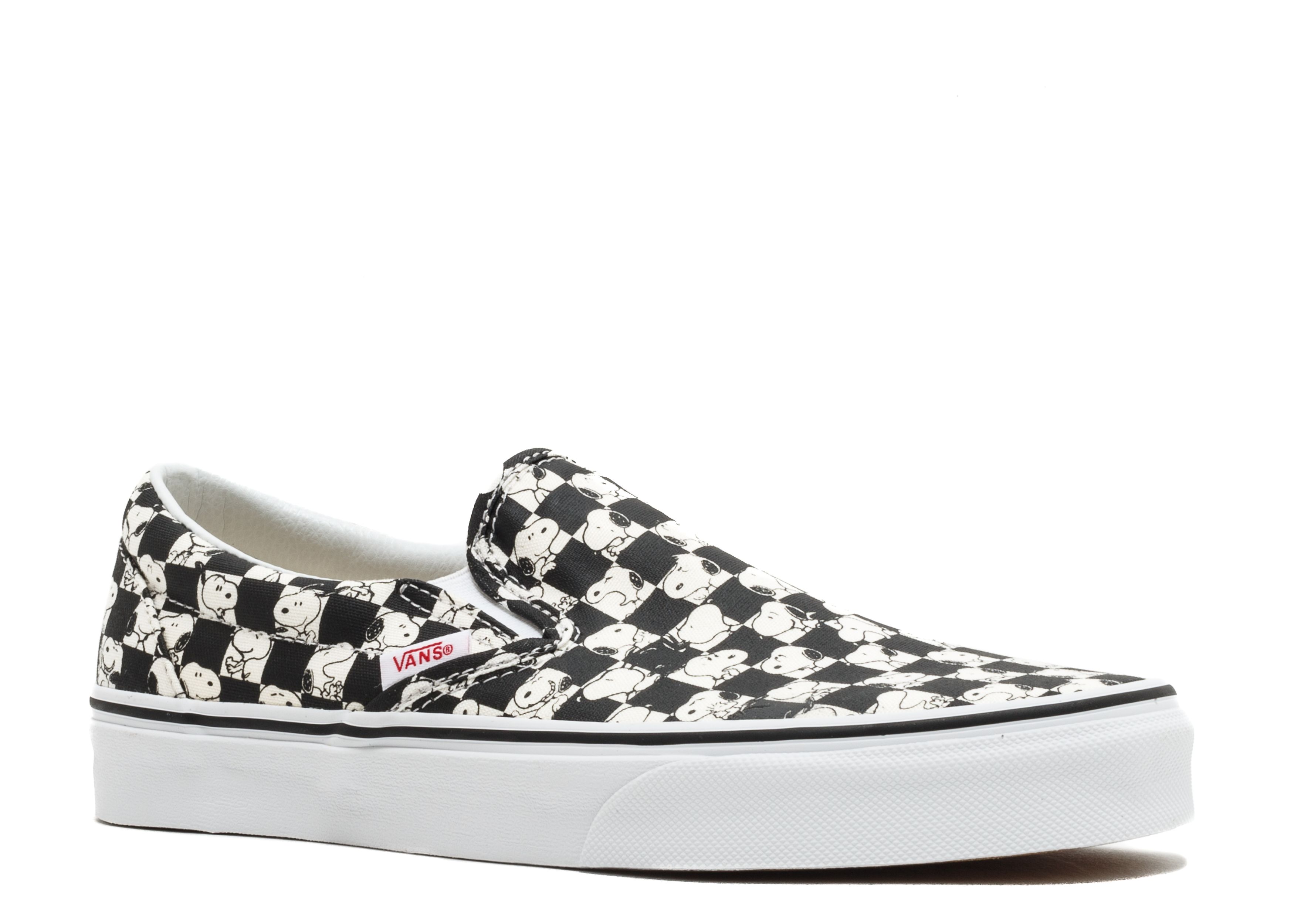 Peanuts X Classic Slip On 'Snoopy Checkerboard' Vans