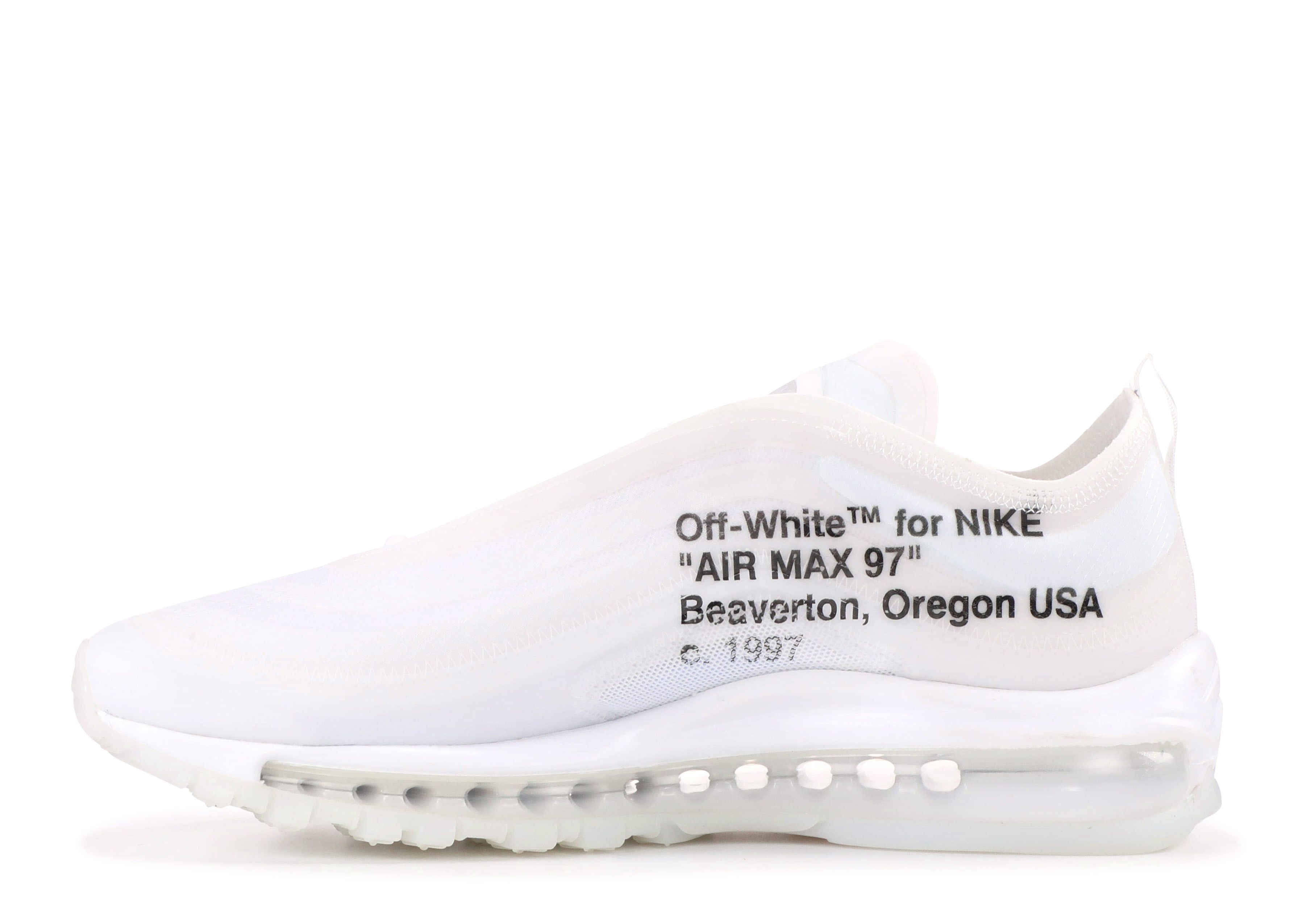 Off White X Air Max 97 OG 'The Ten' - Nike - AJ4585 100 - white 