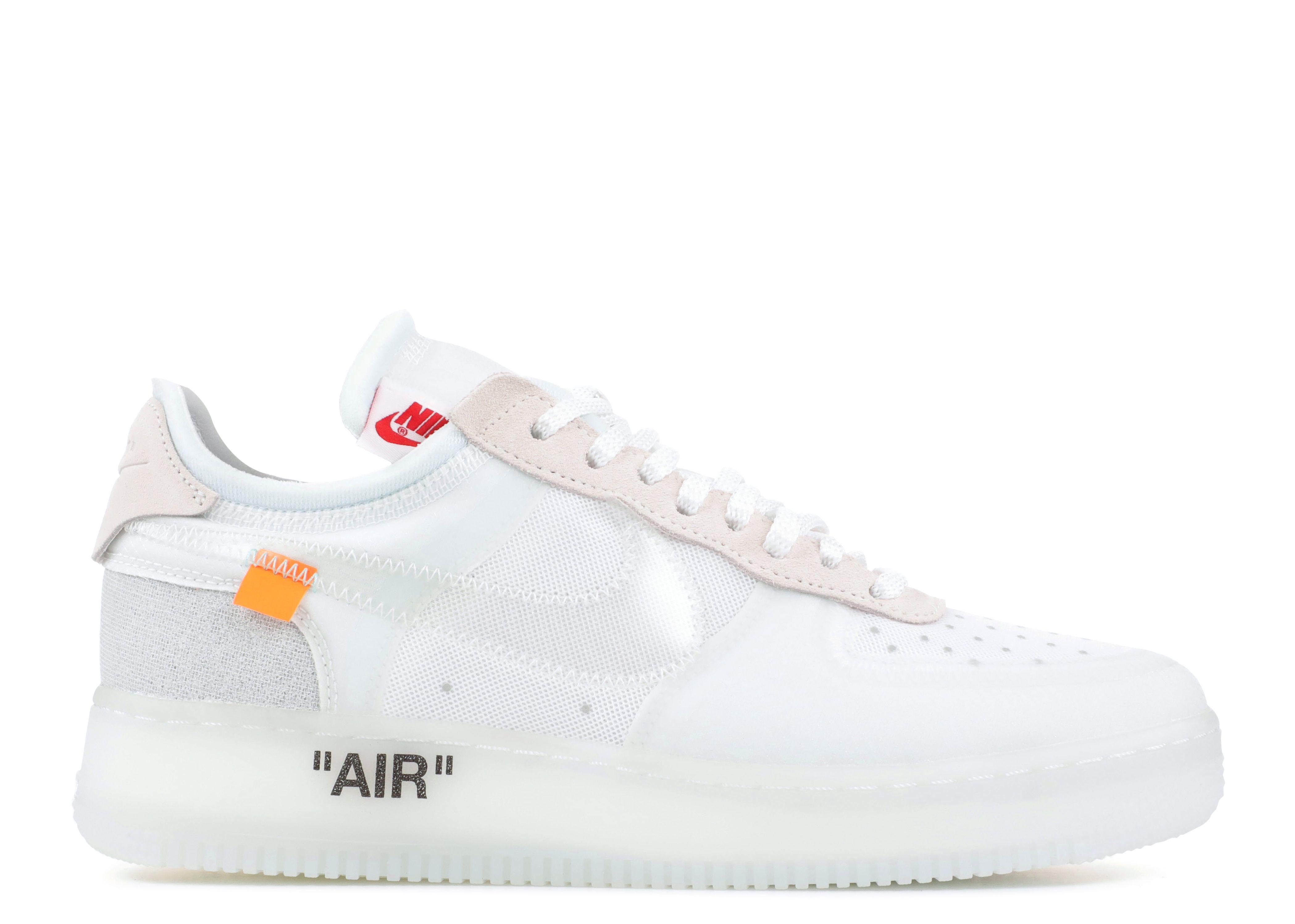 Off White X Air Force 1 Low 'The Ten' - Nike - AO4606 100 -  white/white-sail | Flight Club