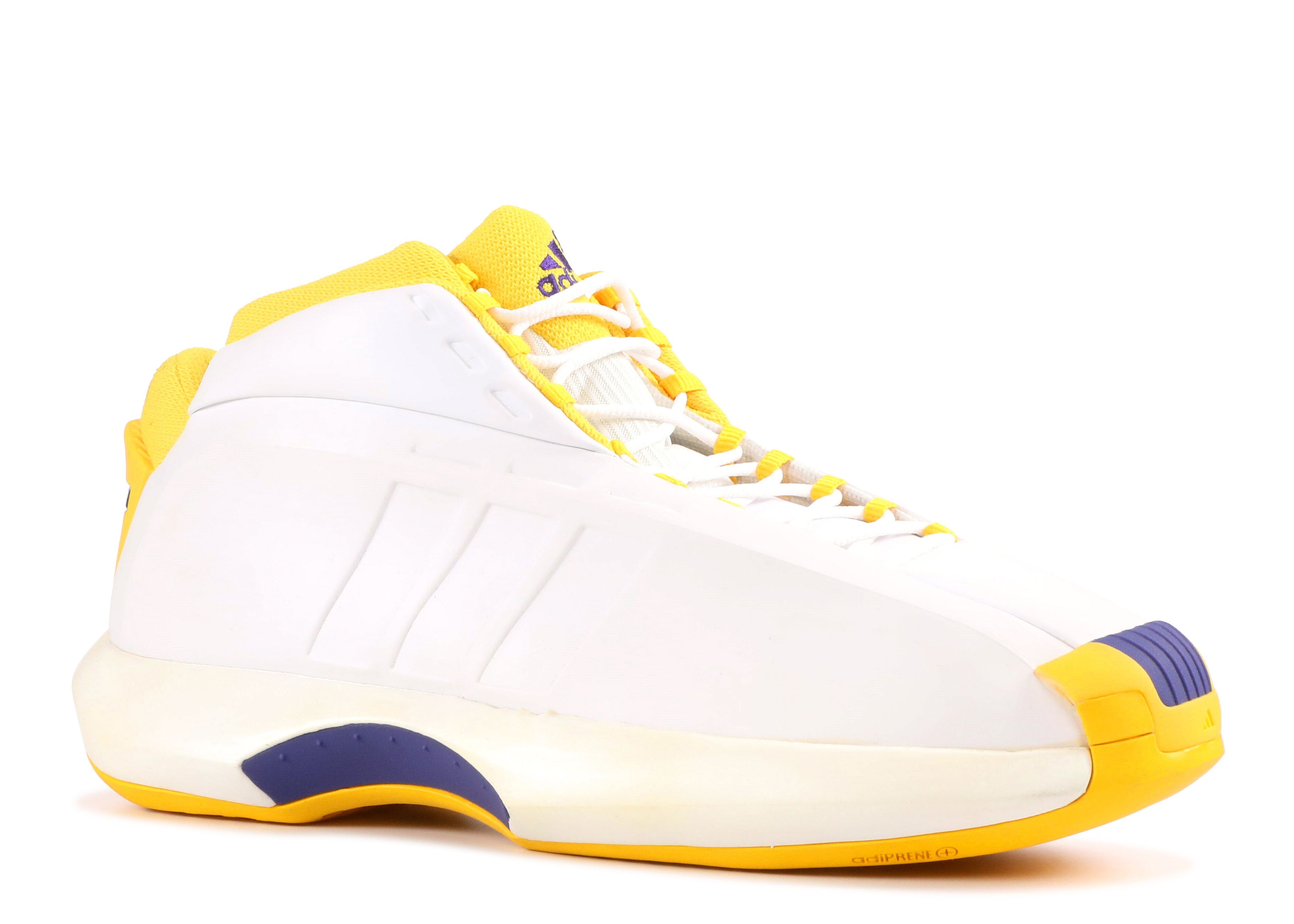 adidas gazelle silver green womens 2006 ADIDAS Kobe Crazy 1 Lakers Yellow Purple Basketball Shoes 10US main image 0