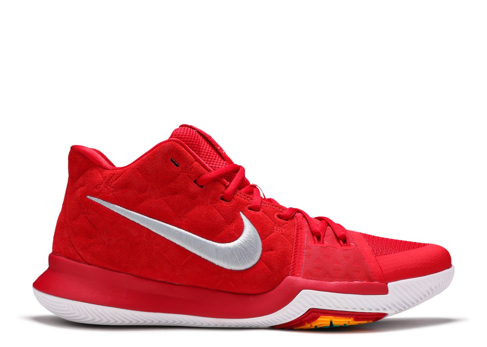 kyrie 3 university red black