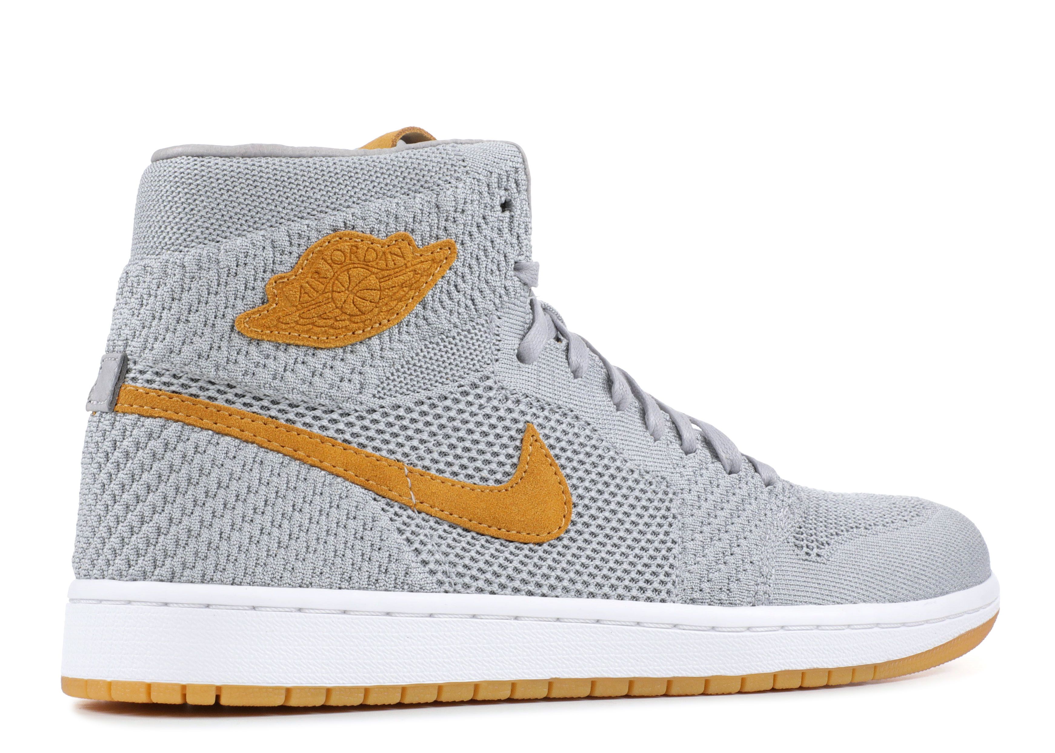 jordan 1 wolf grey flyknit