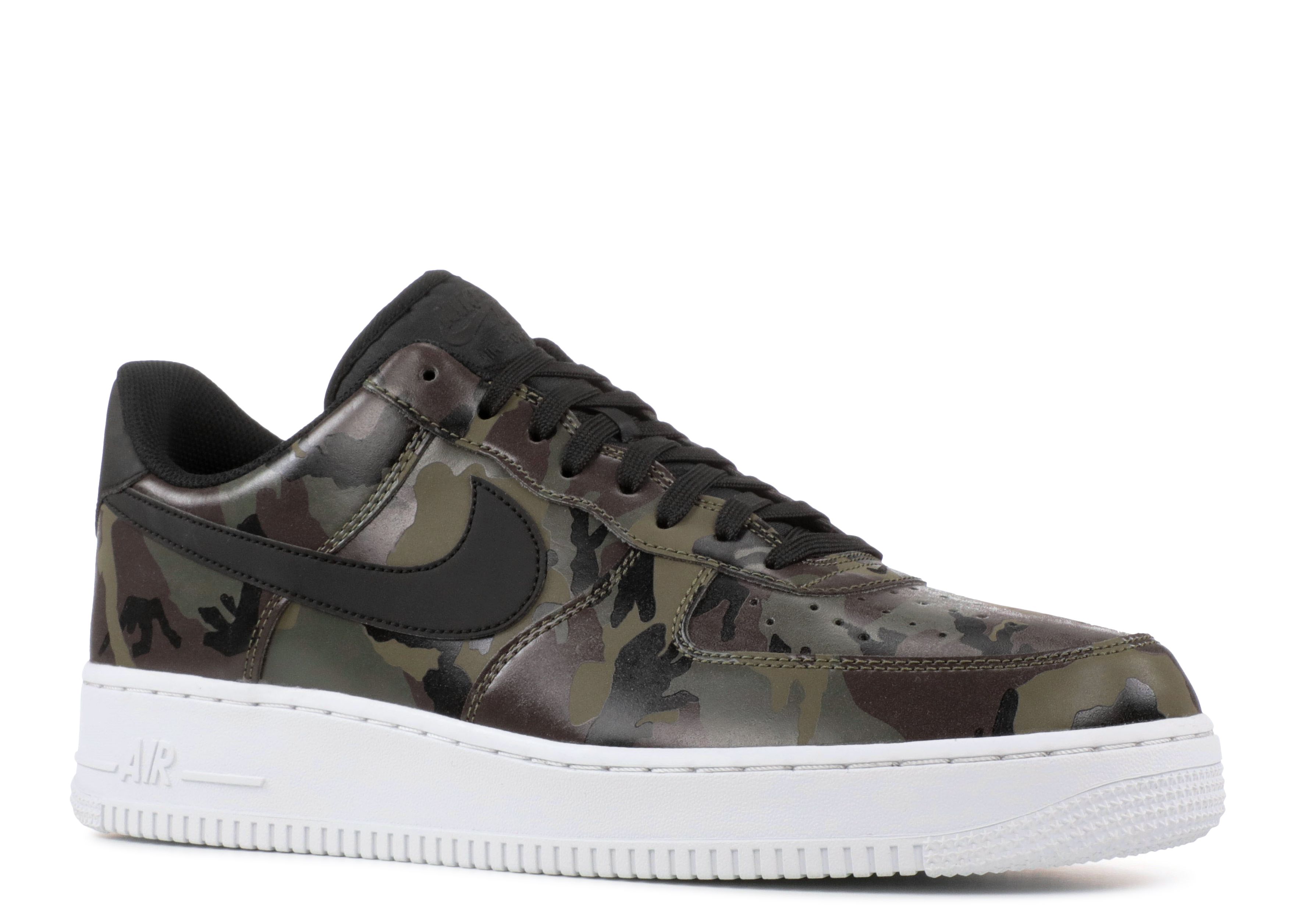 air force 1 olive reflective camo