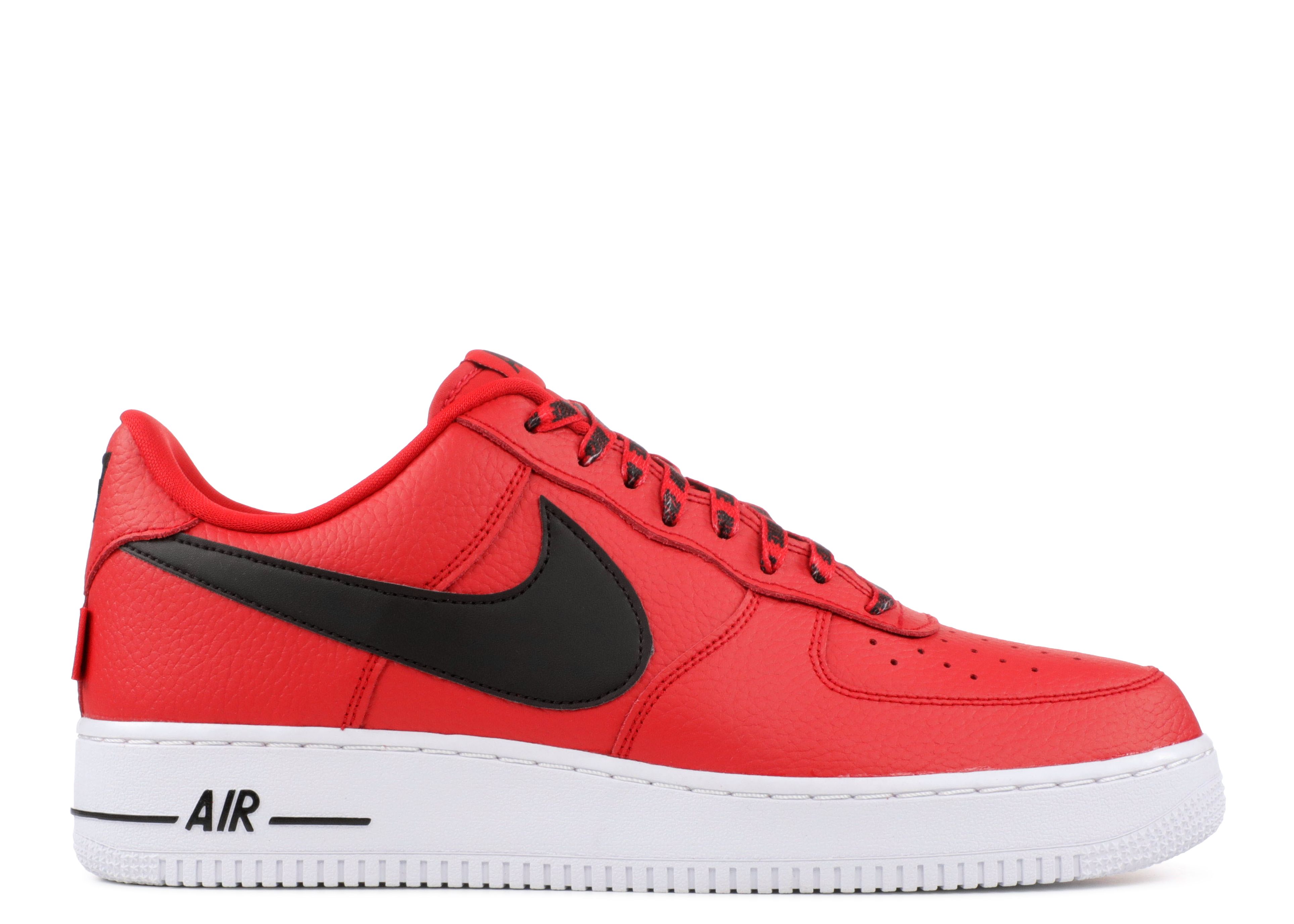 air force 1 nba red and white