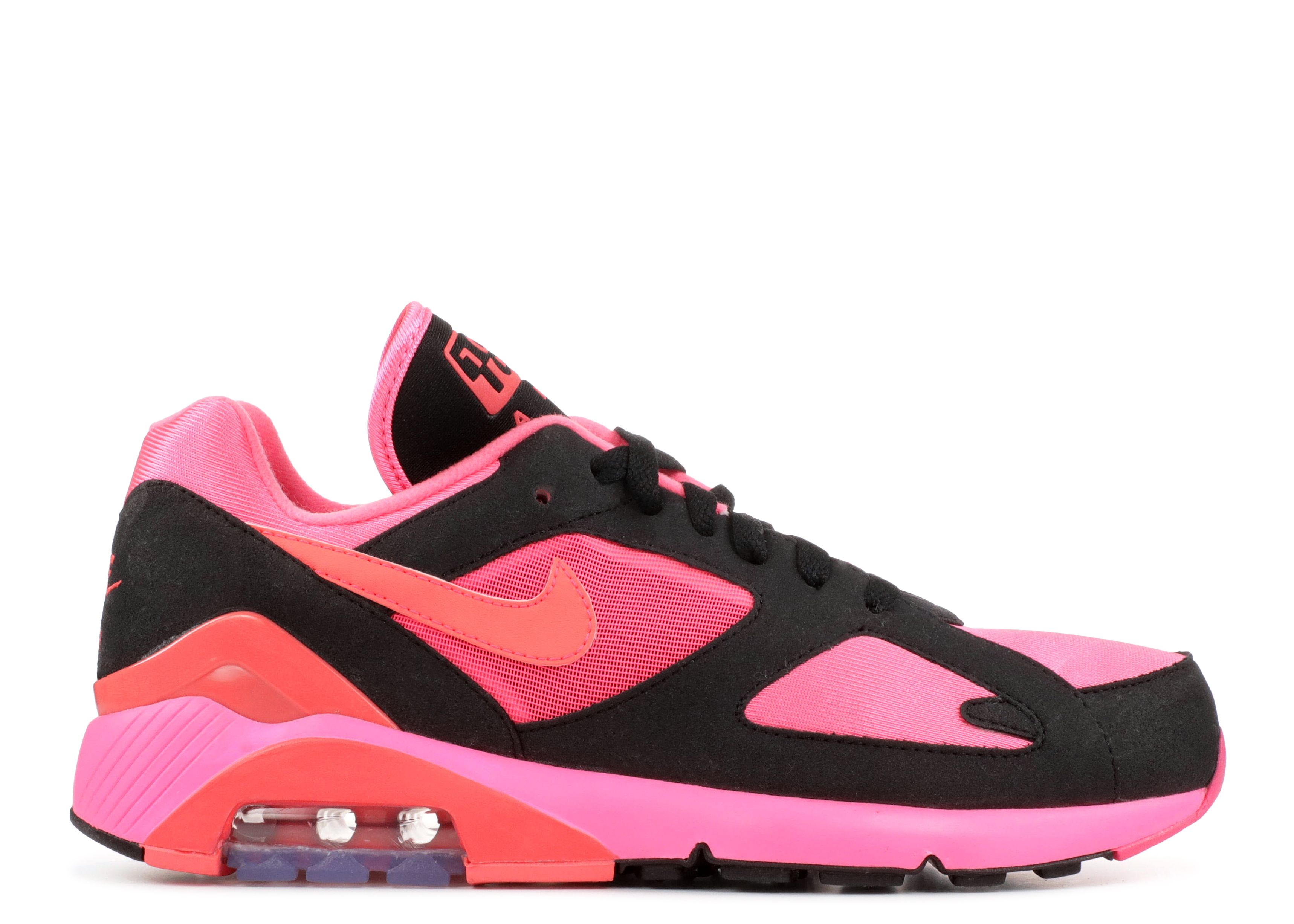 Comme Des Garçons X Air Max 180 'Black Pink' - Nike - AO4641 601 - laser  pink/solar red-black | Flight Club