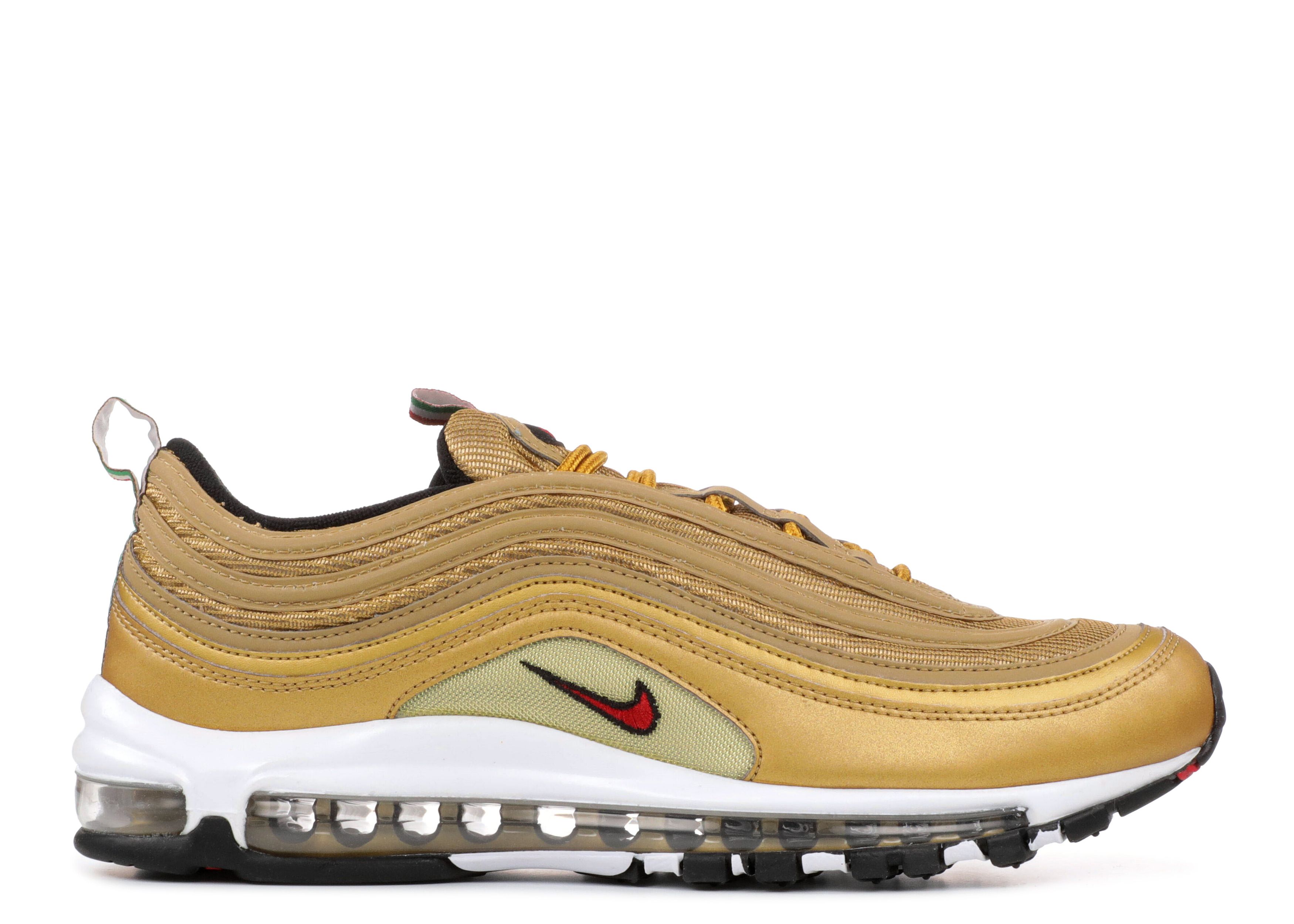Air Max 97 'Italy Gold' Nike AJ8056 700 metallic gold/white