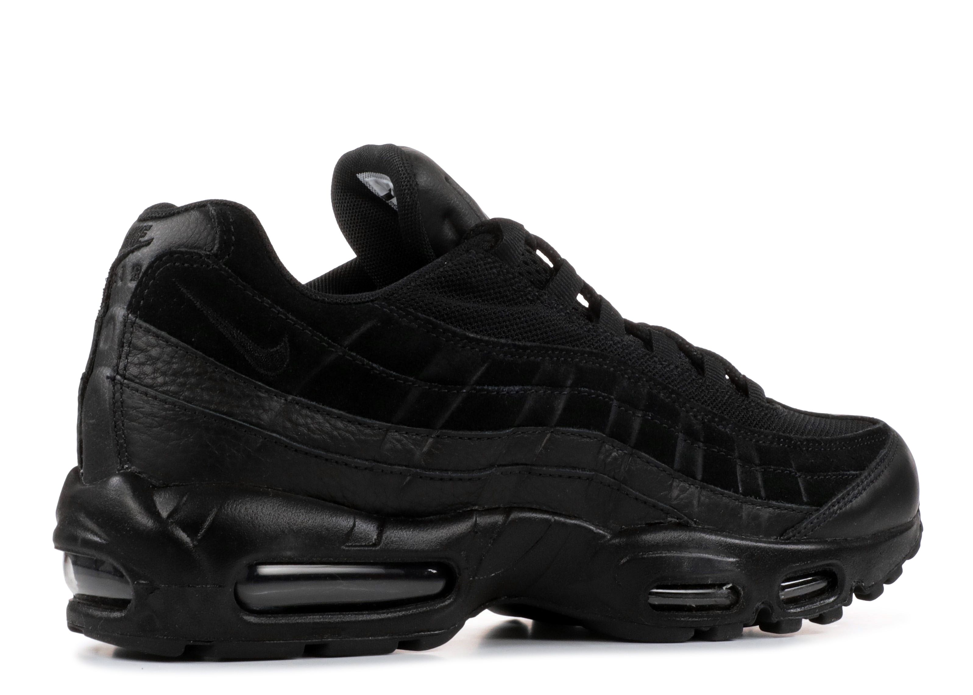 Air Max 95 Premium 'Triple Black' - Nike - 538416 012 - black/black-black |  Flight Club