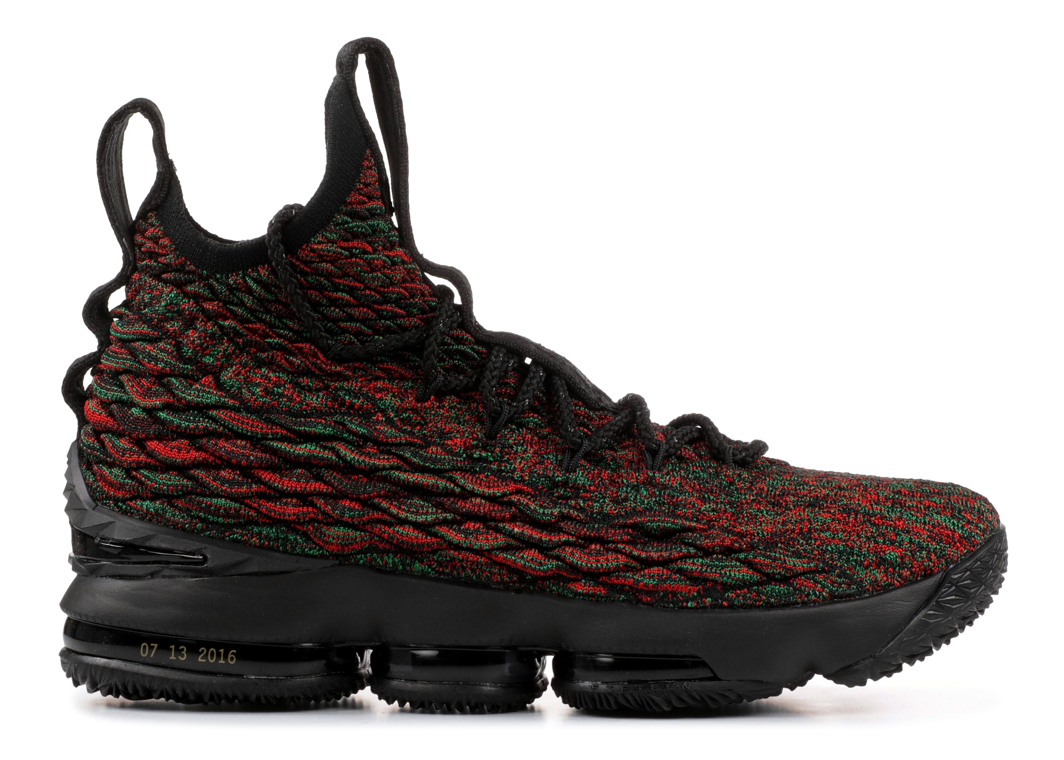 lebron 15 green and red