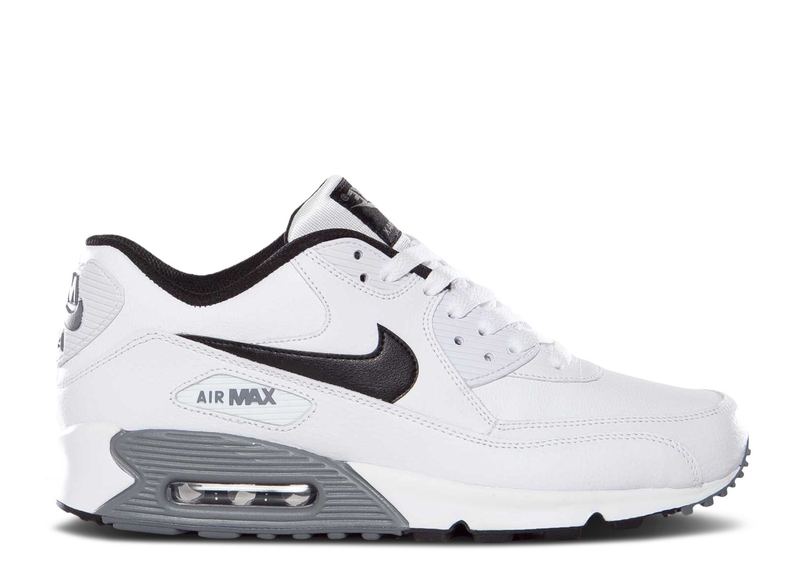nike air max 90 essential leather white black cool grey