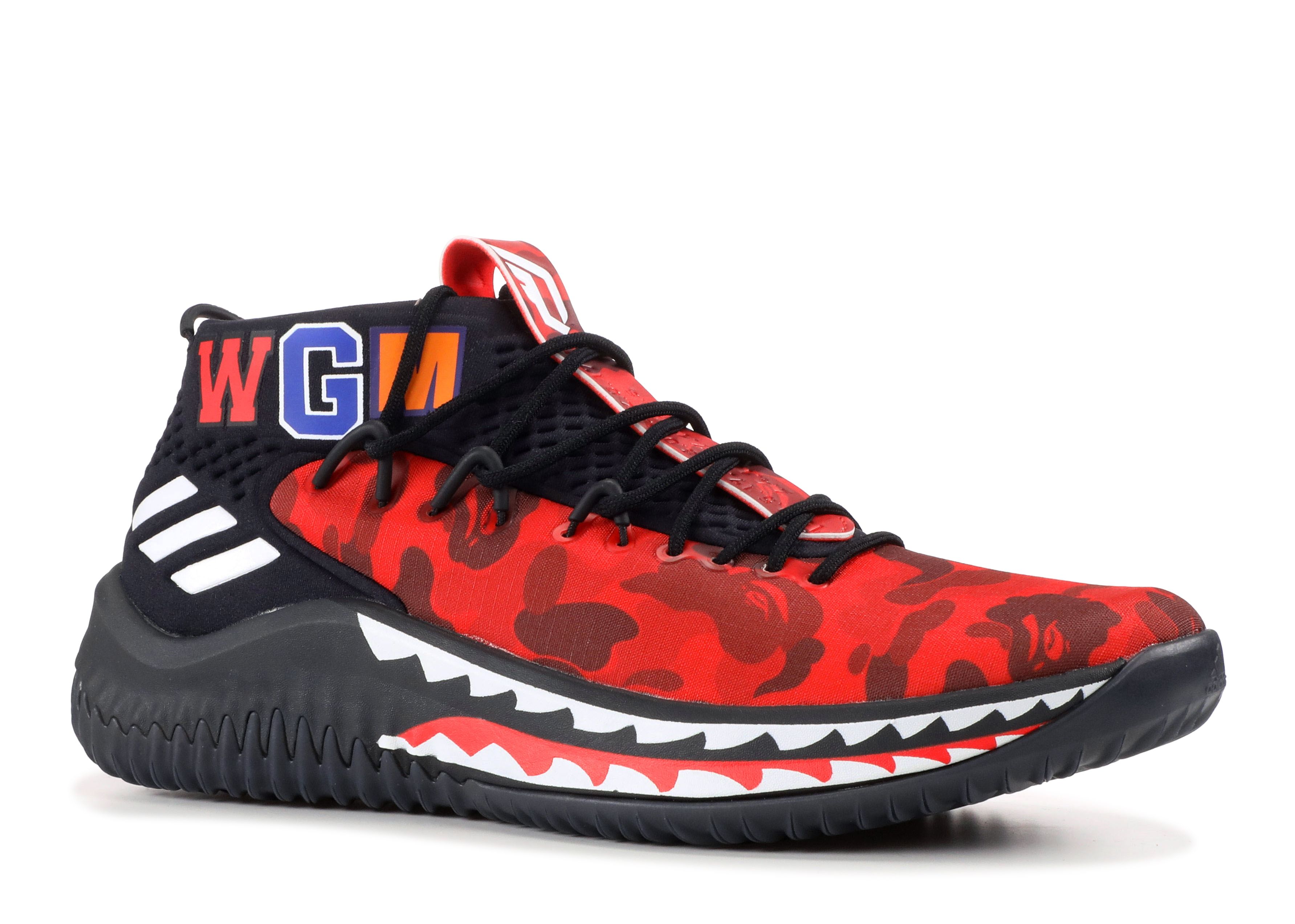 bape dame 4 red