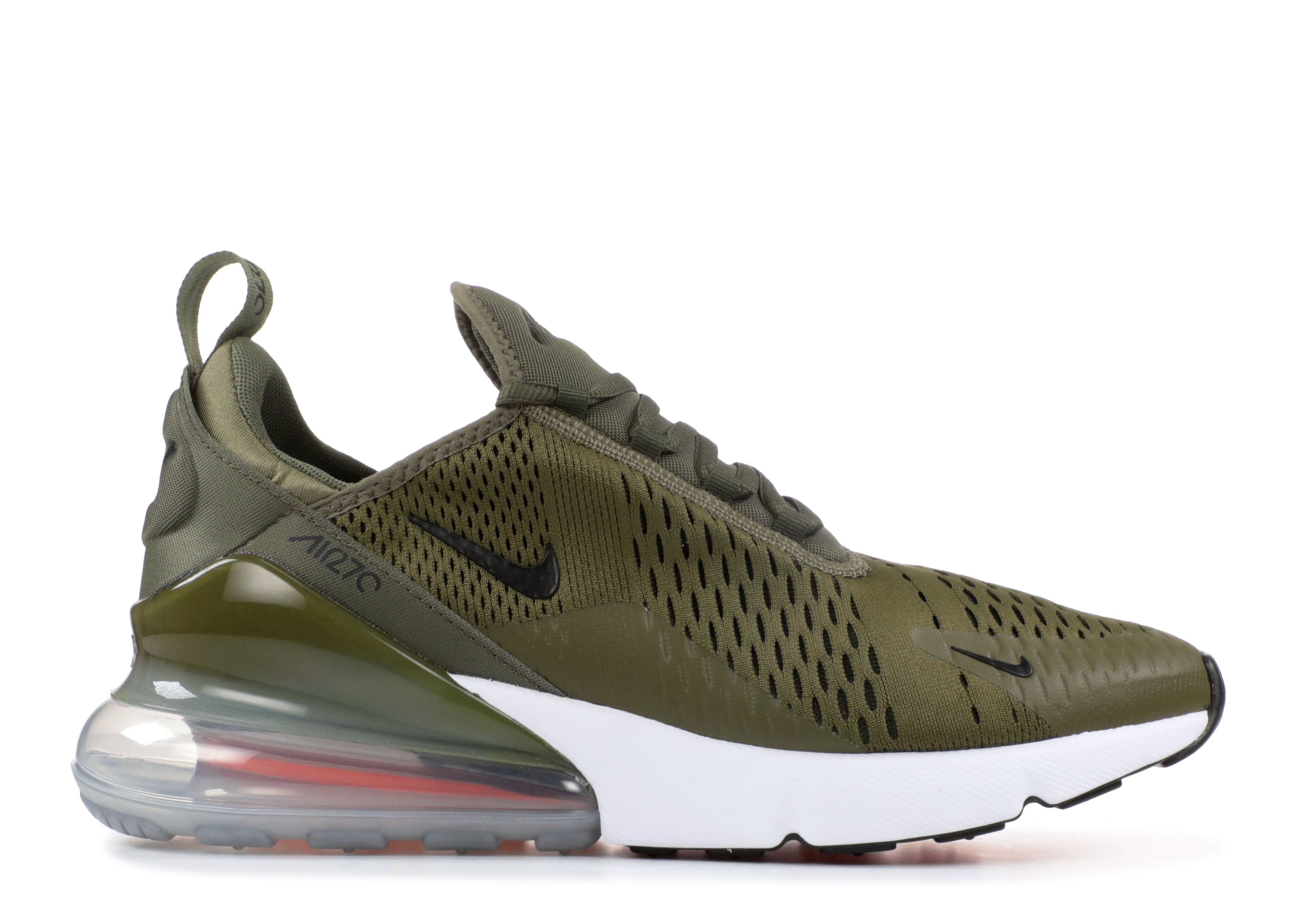 Nike Air Max 270 Olive and Orange Sneakers Nike Air Max 270 Sneakers  main image 2