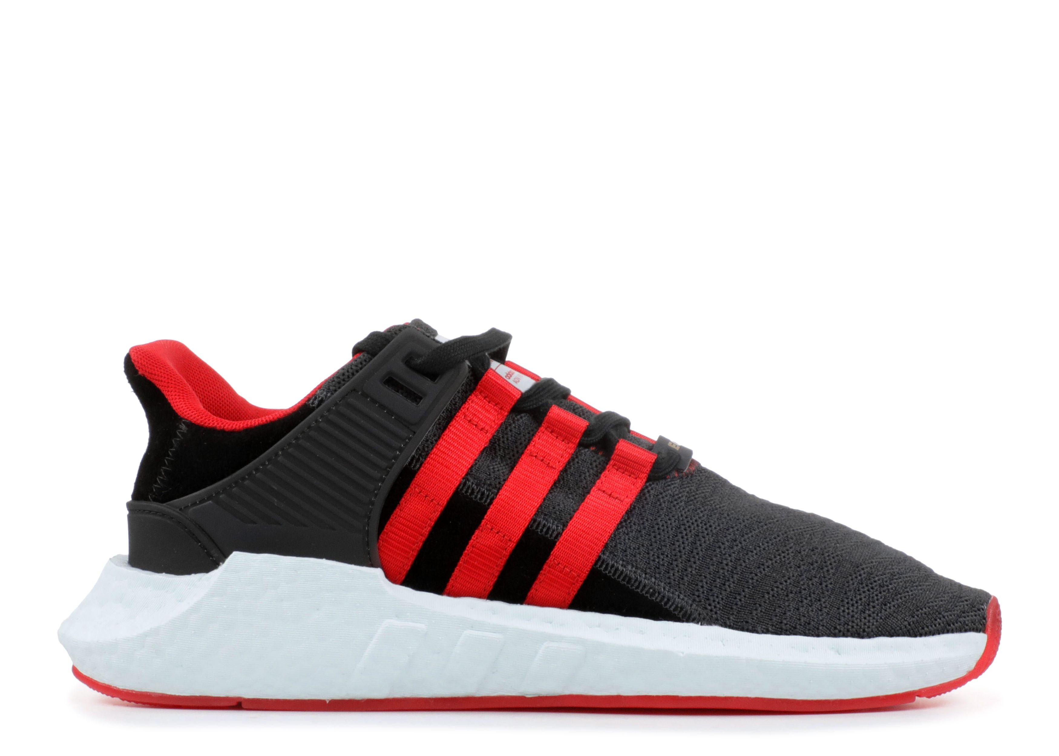 adidas gazelle silver green womens Adidas EQT Support 93/17 Mens Shoes Black/Black/White main image 1