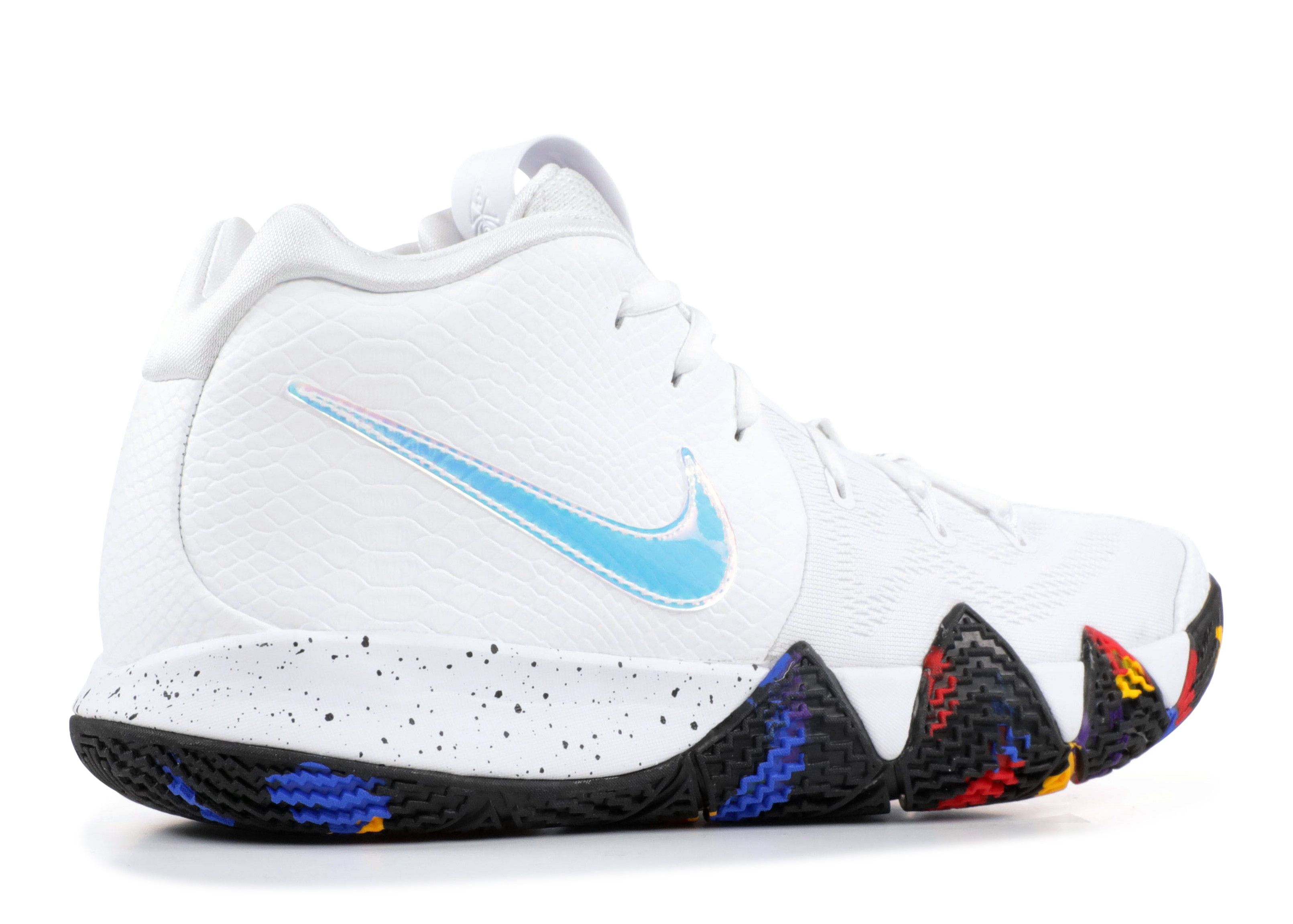 kyrie 4 white multicolor