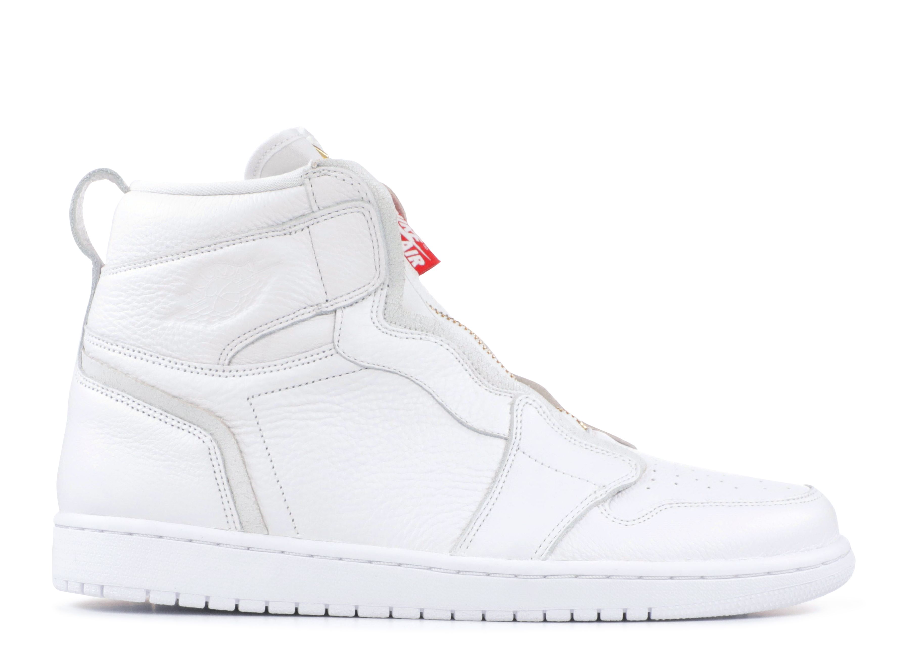 jordan 1 high zip white