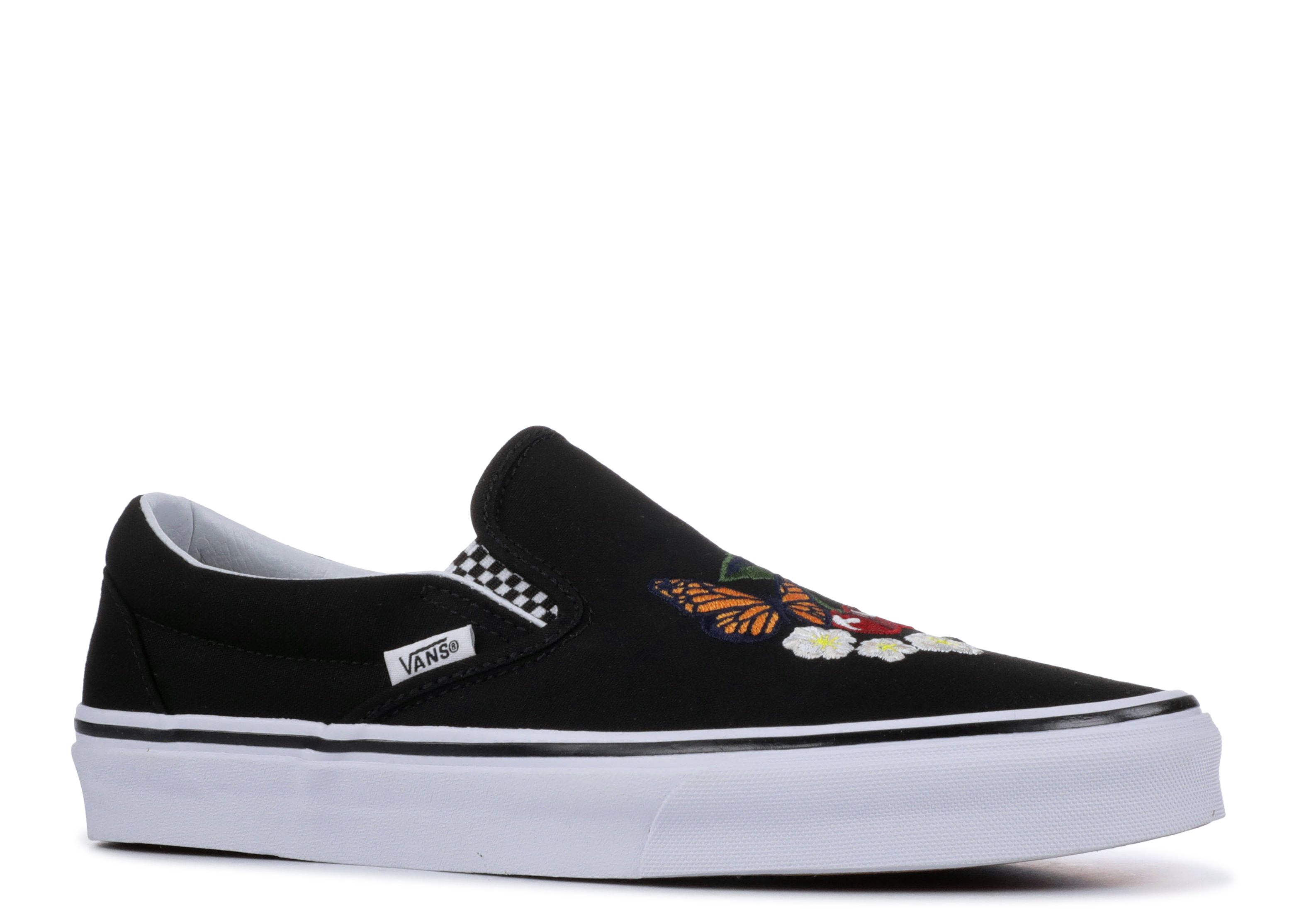 black leather vans for school