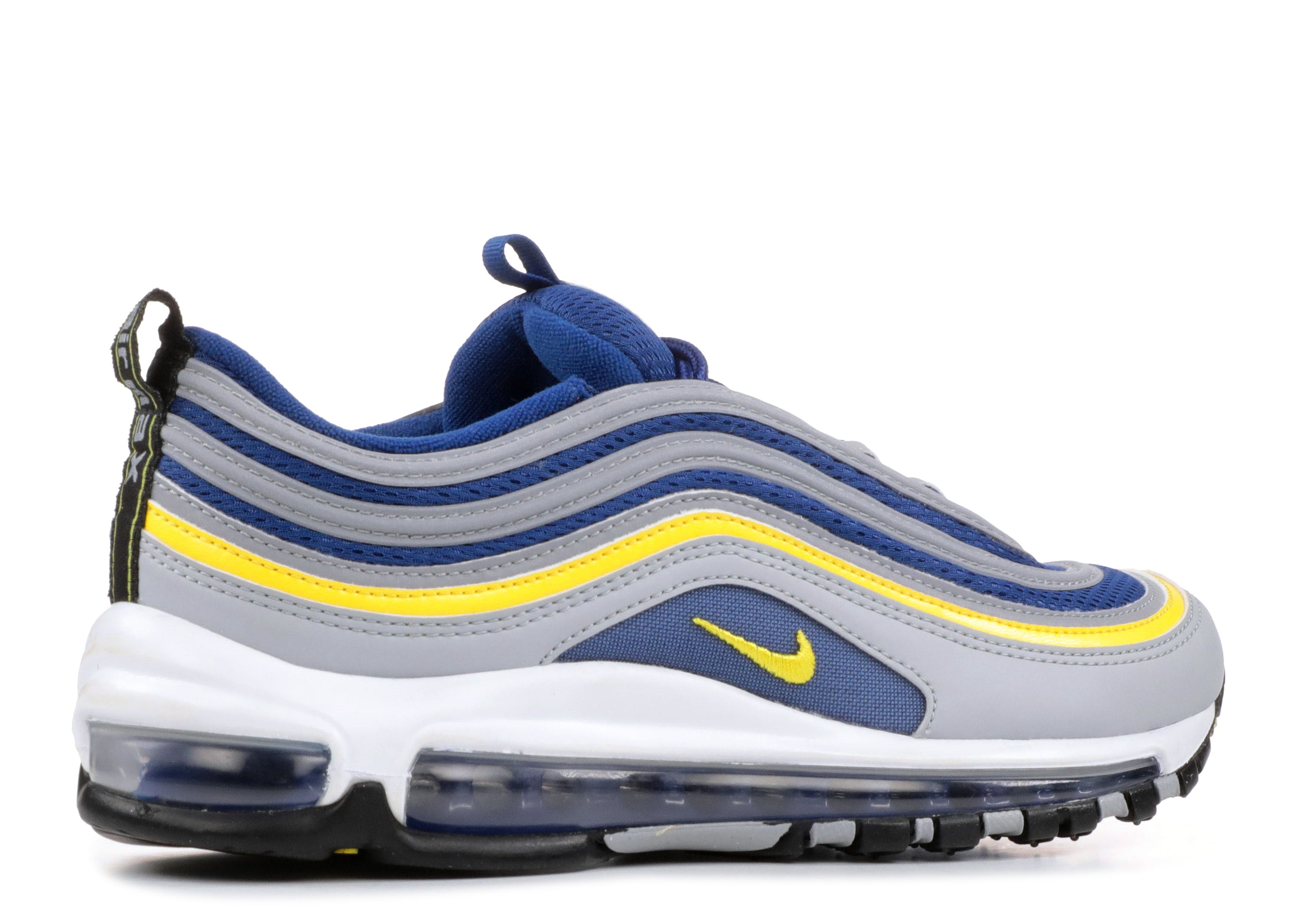 blue and yellow air max 97