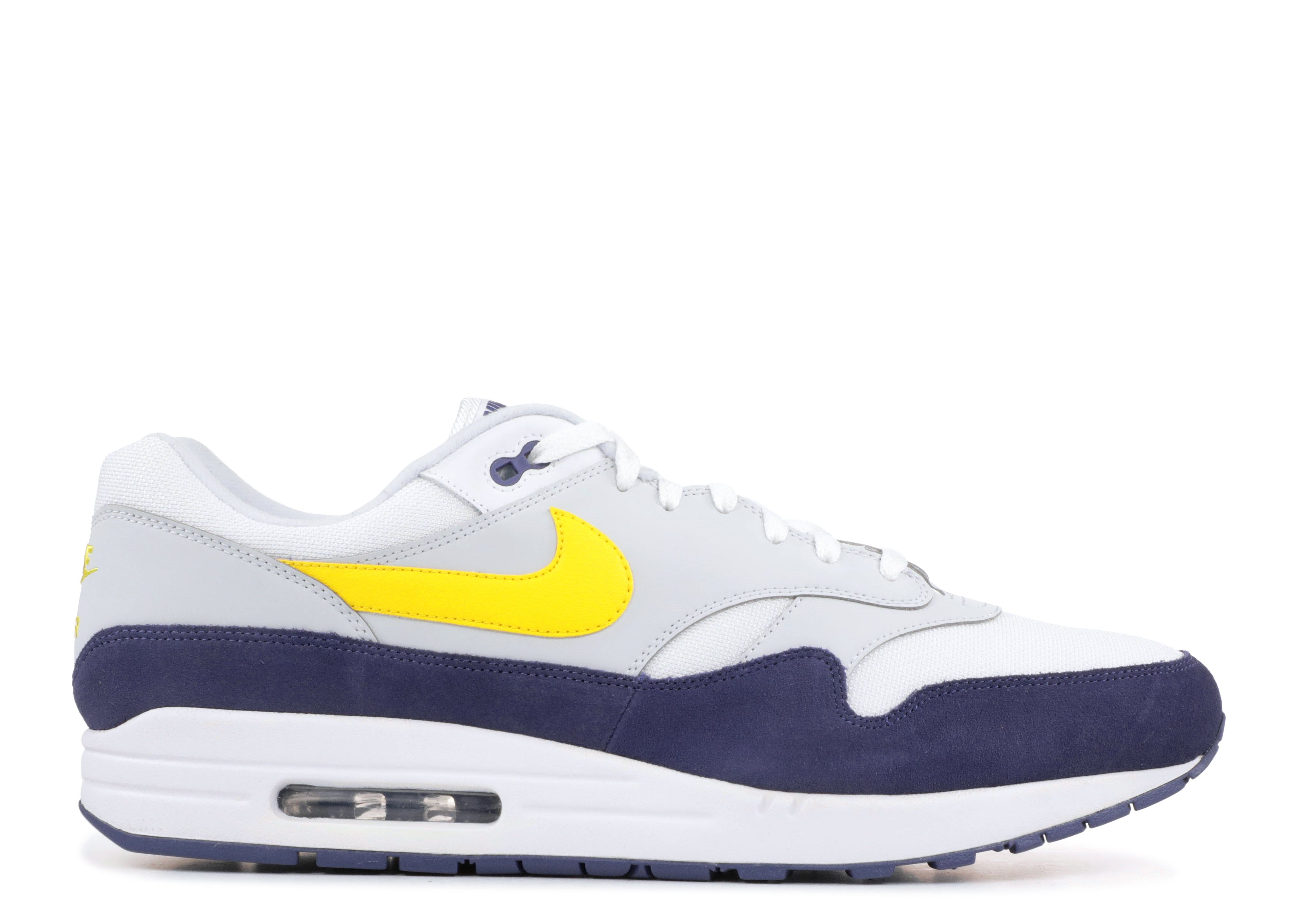 blue and yellow air maxes