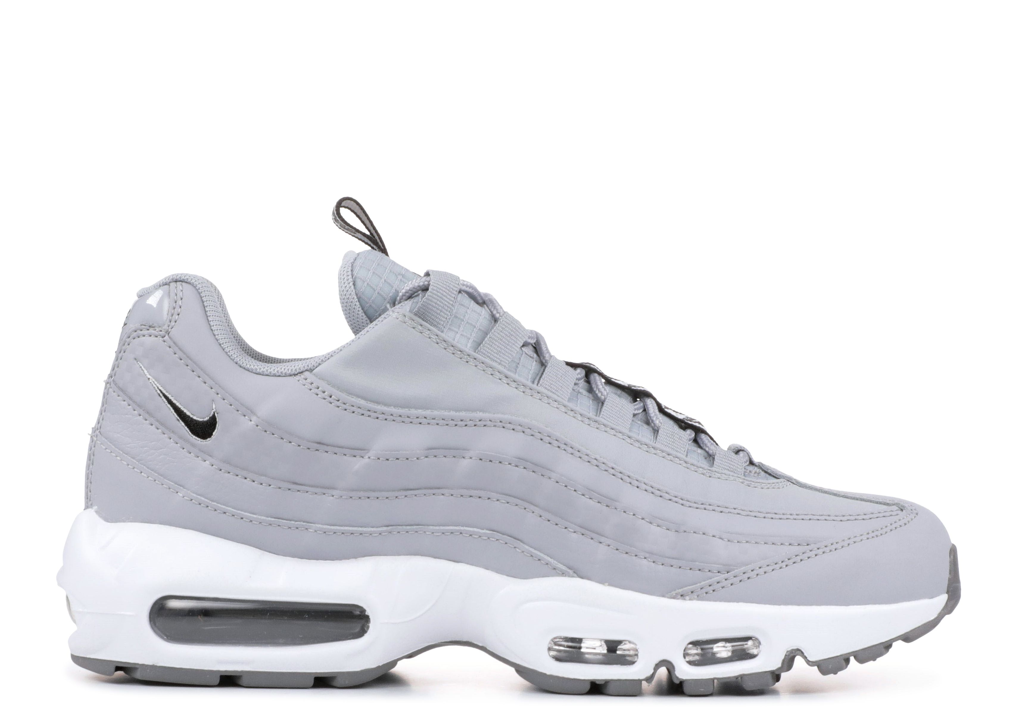 gray and white air max 95