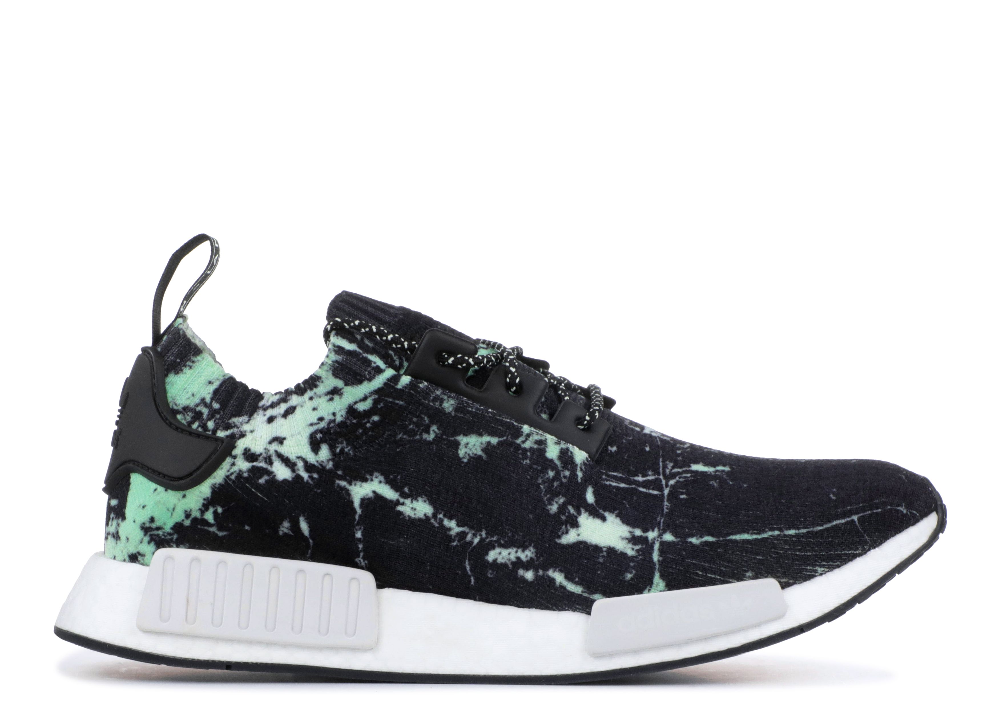 NMD_R1 Primeknit 'Mint Marble' Adidas BB7996 black/white