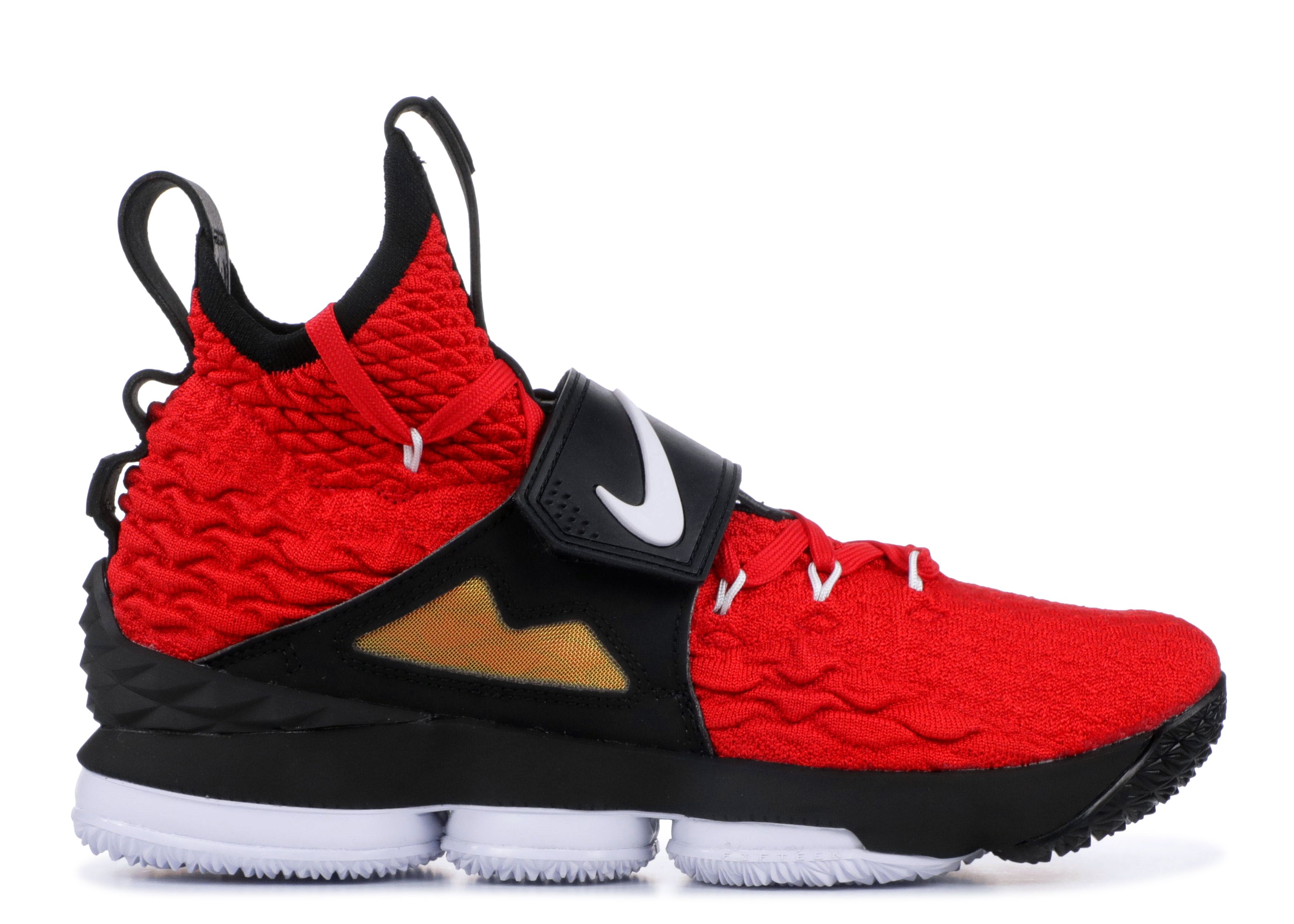lebron 15 red gold