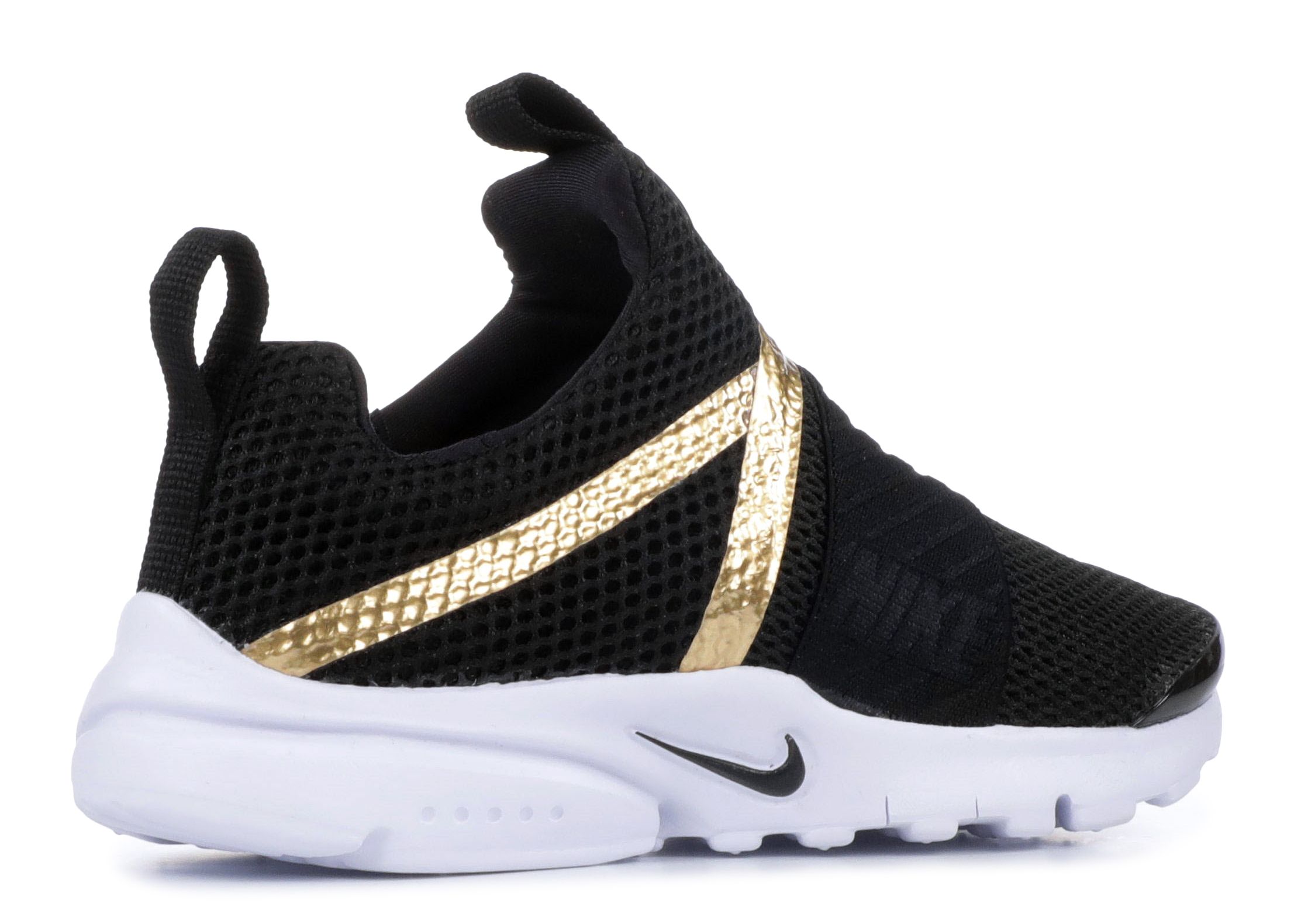 nike presto extreme black and gold