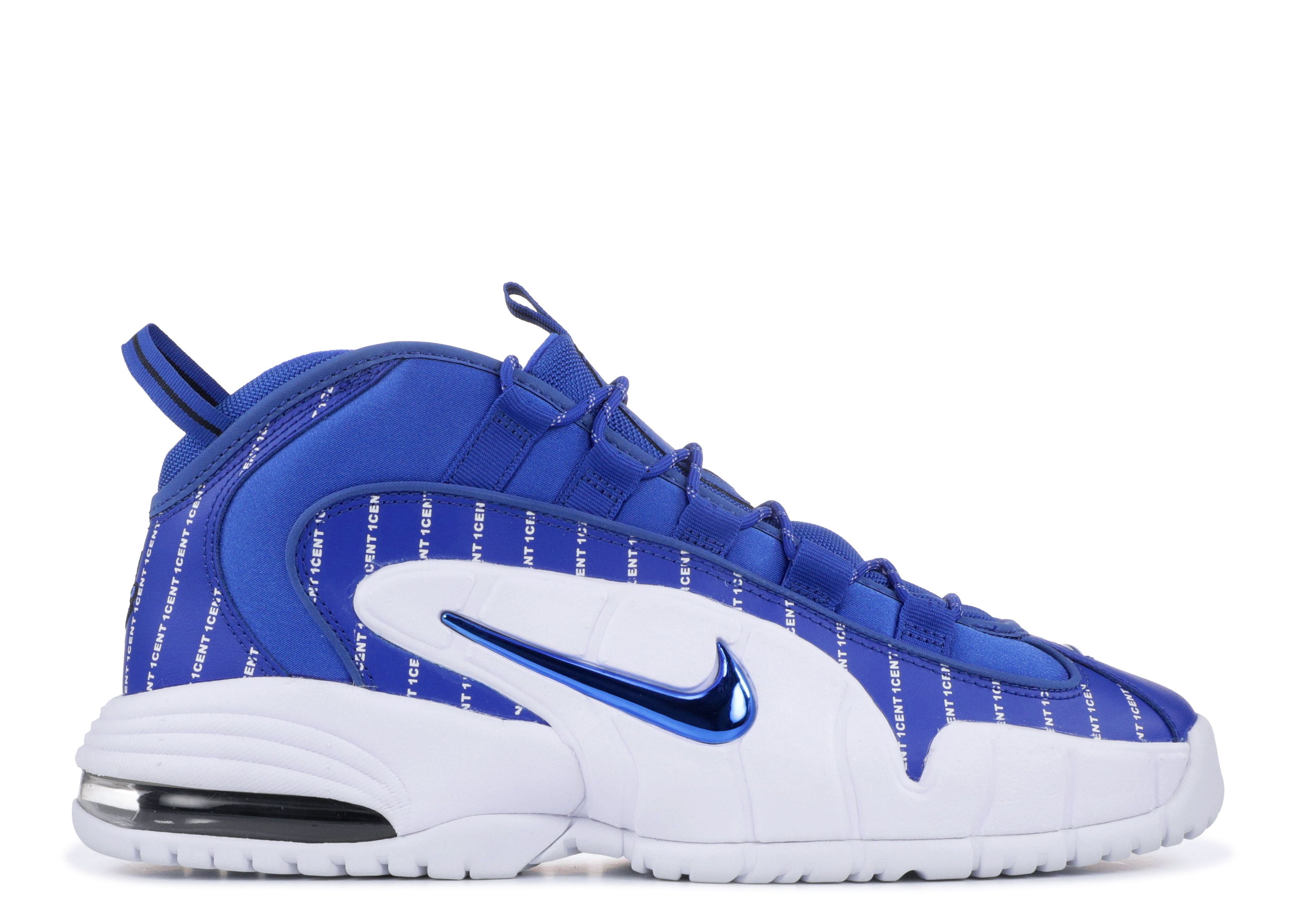 Air Penny 'Pinstripe' Nike AV7948 400 game royal/white